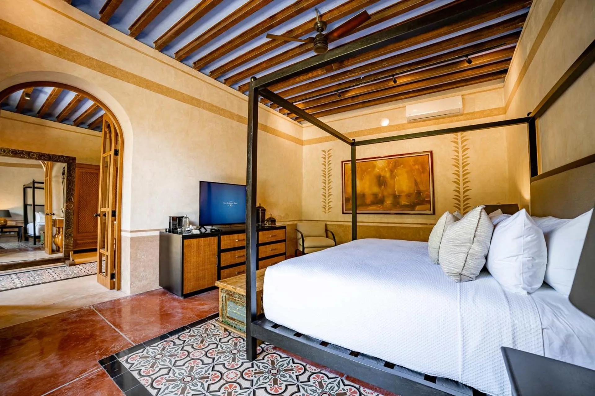 Bed in Hacienda San Antonio Hool