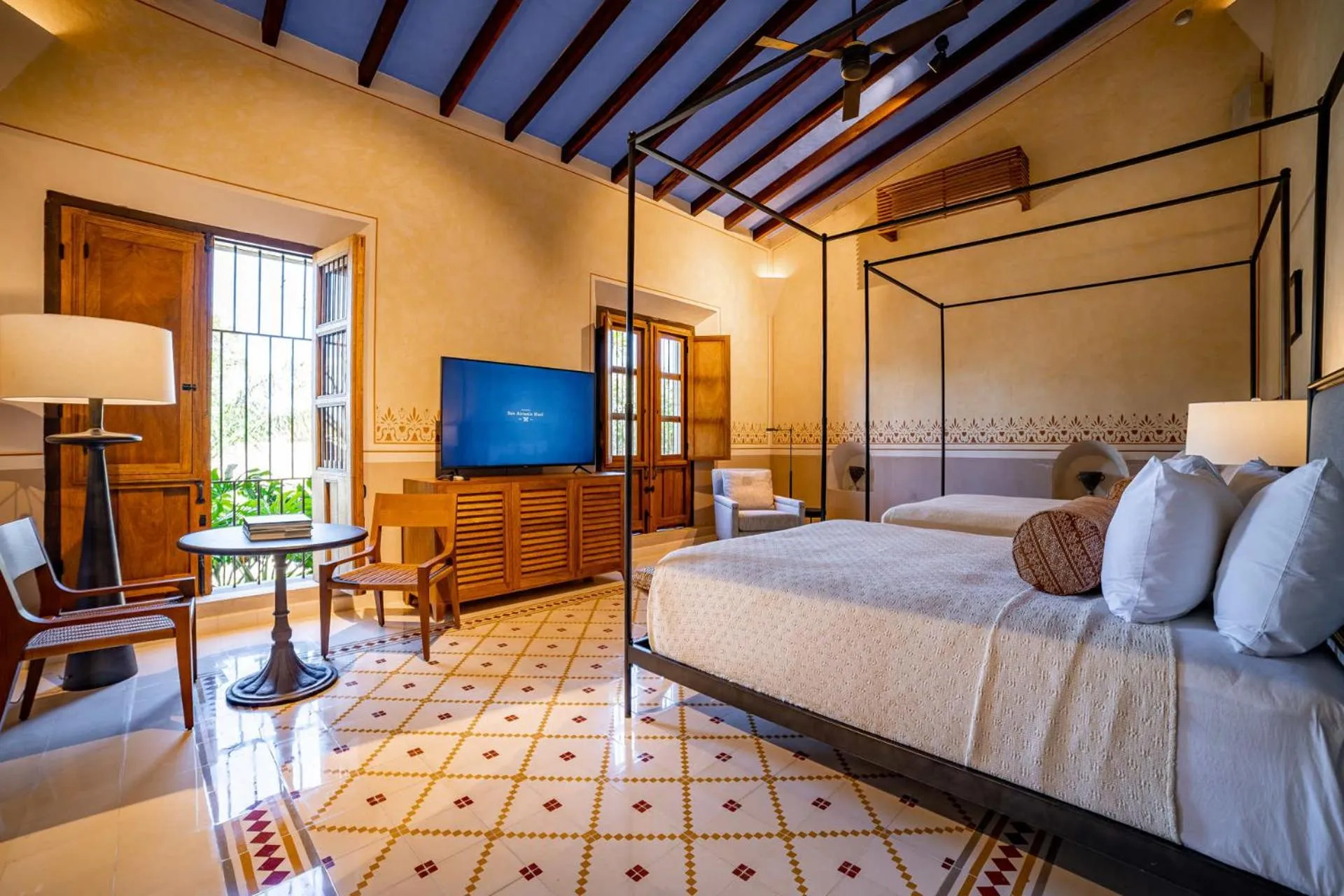 Bed in Hacienda San Antonio Hool