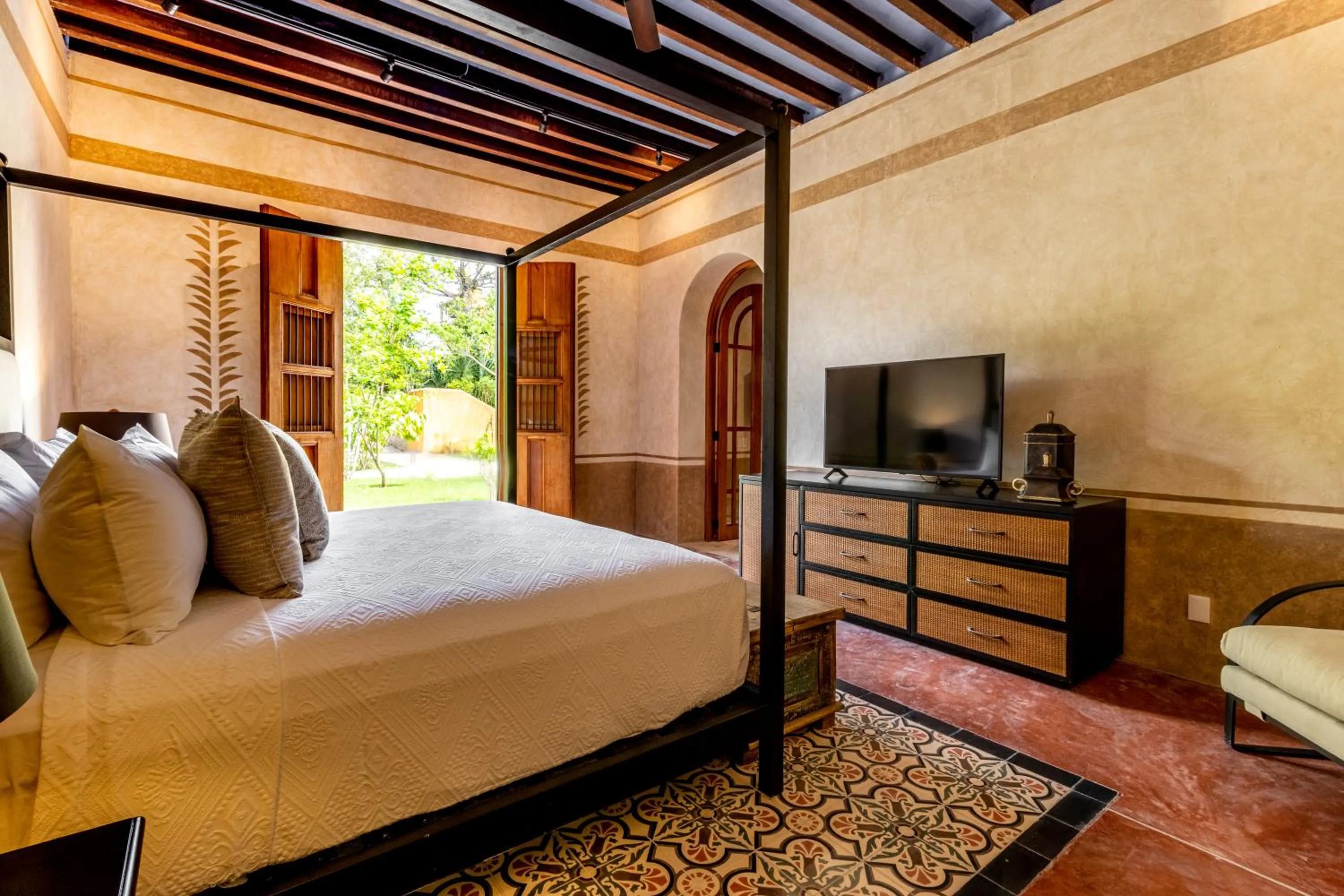 Photo of the whole room, Bed in Hacienda San Antonio Hool