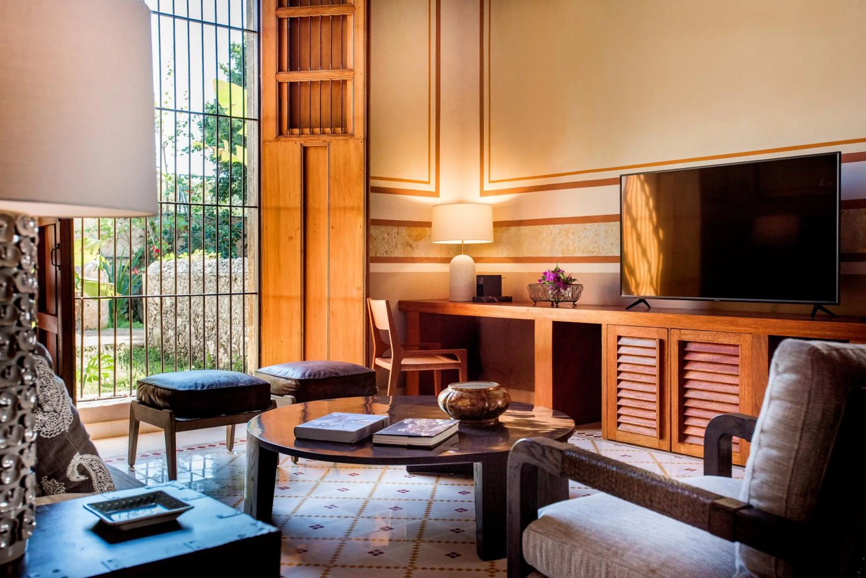 Living room in Hacienda San Antonio Hool