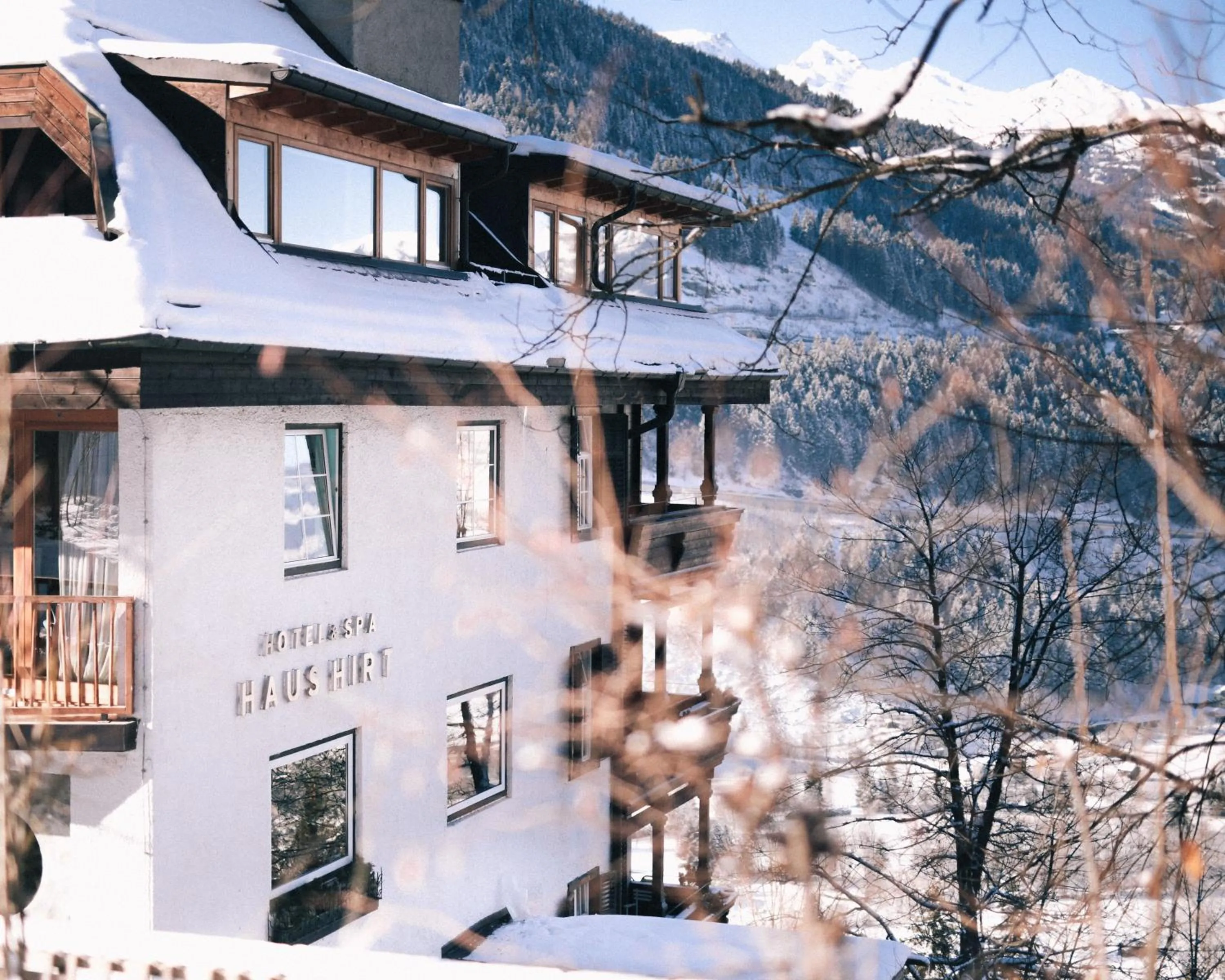 Property building in Alpine Spa Hotel Haus Hirt