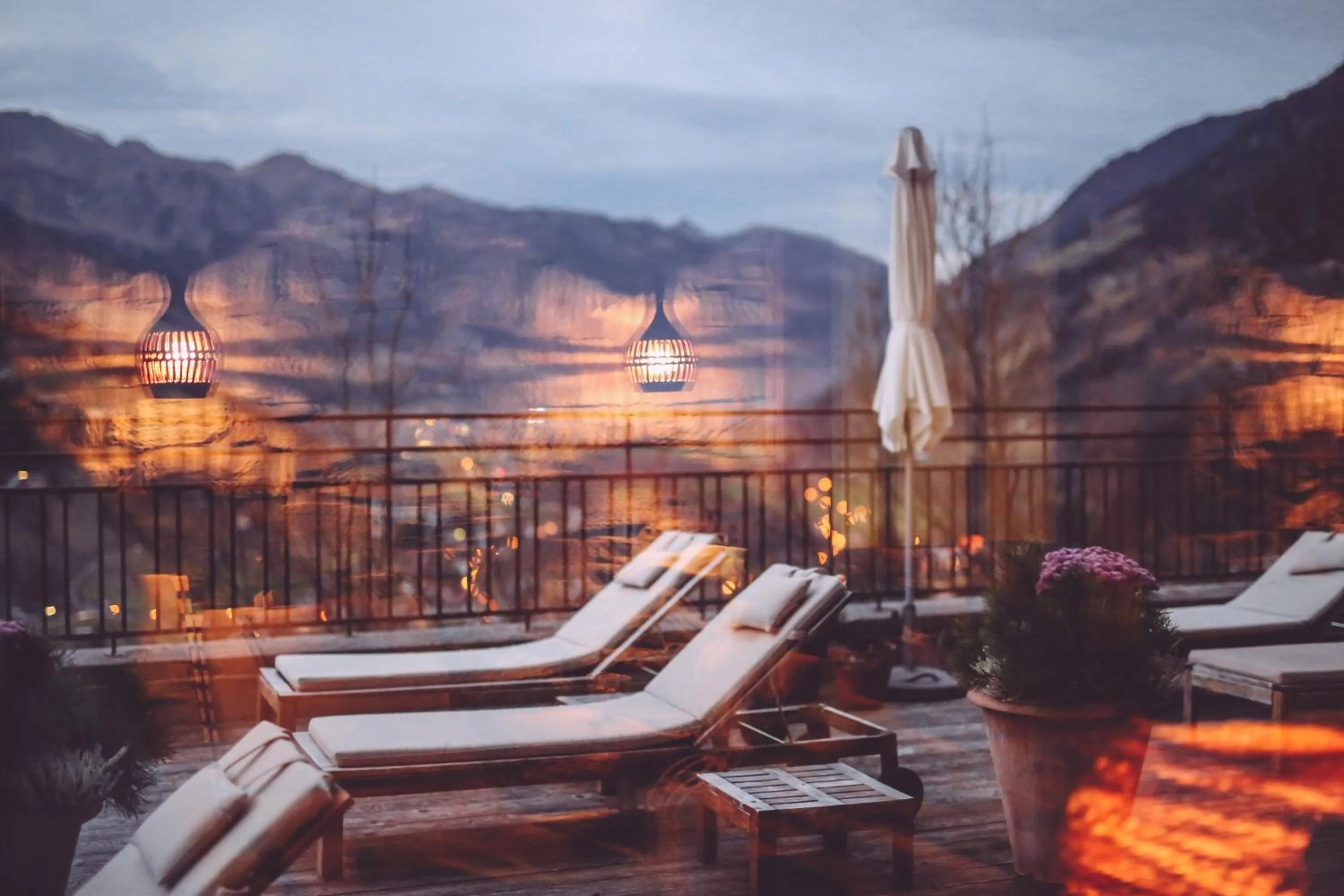 Mountain view in Alpine Spa Hotel Haus Hirt