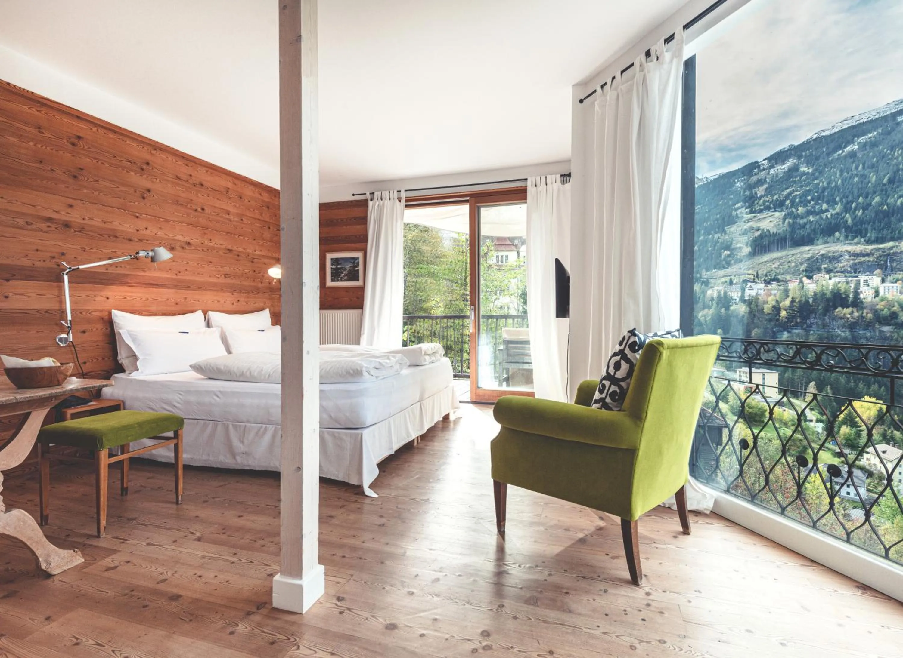 Bed in Alpine Spa Hotel Haus Hirt