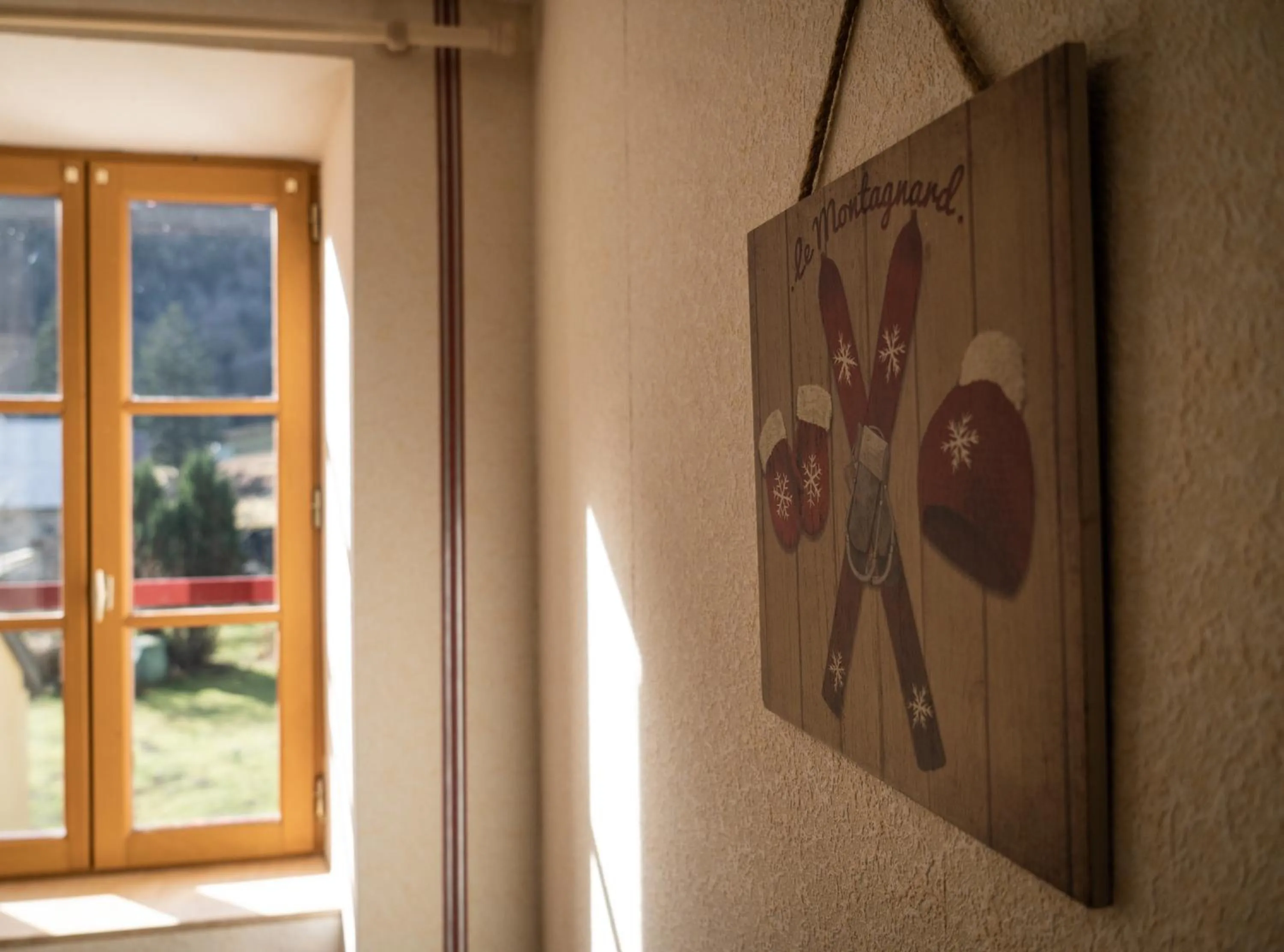 Decorative detail in Gite Auberge Les Cascades