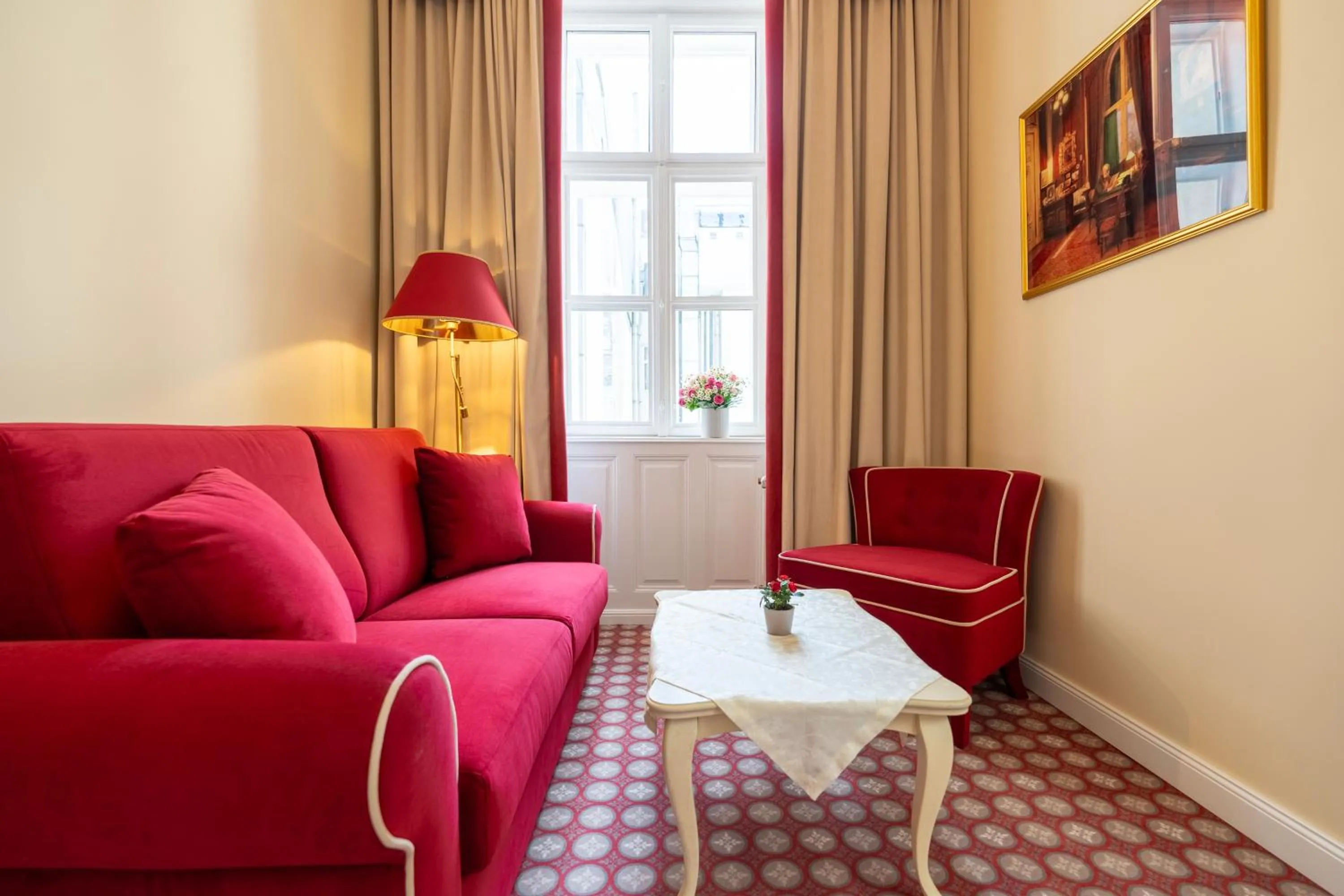 Living room in Aviano Boutique Hotel