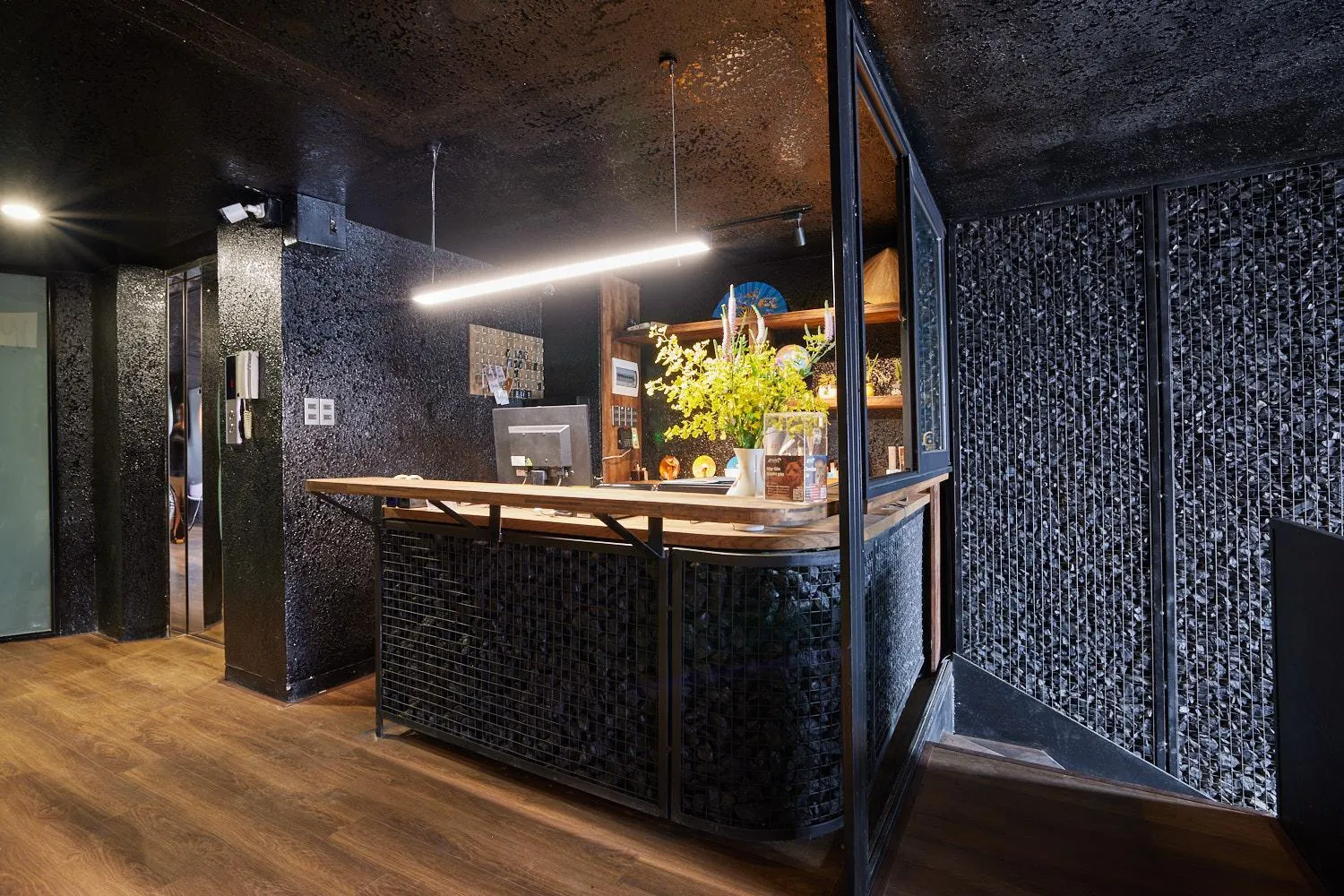 Lobby or reception in The Garden Capsule Hotel