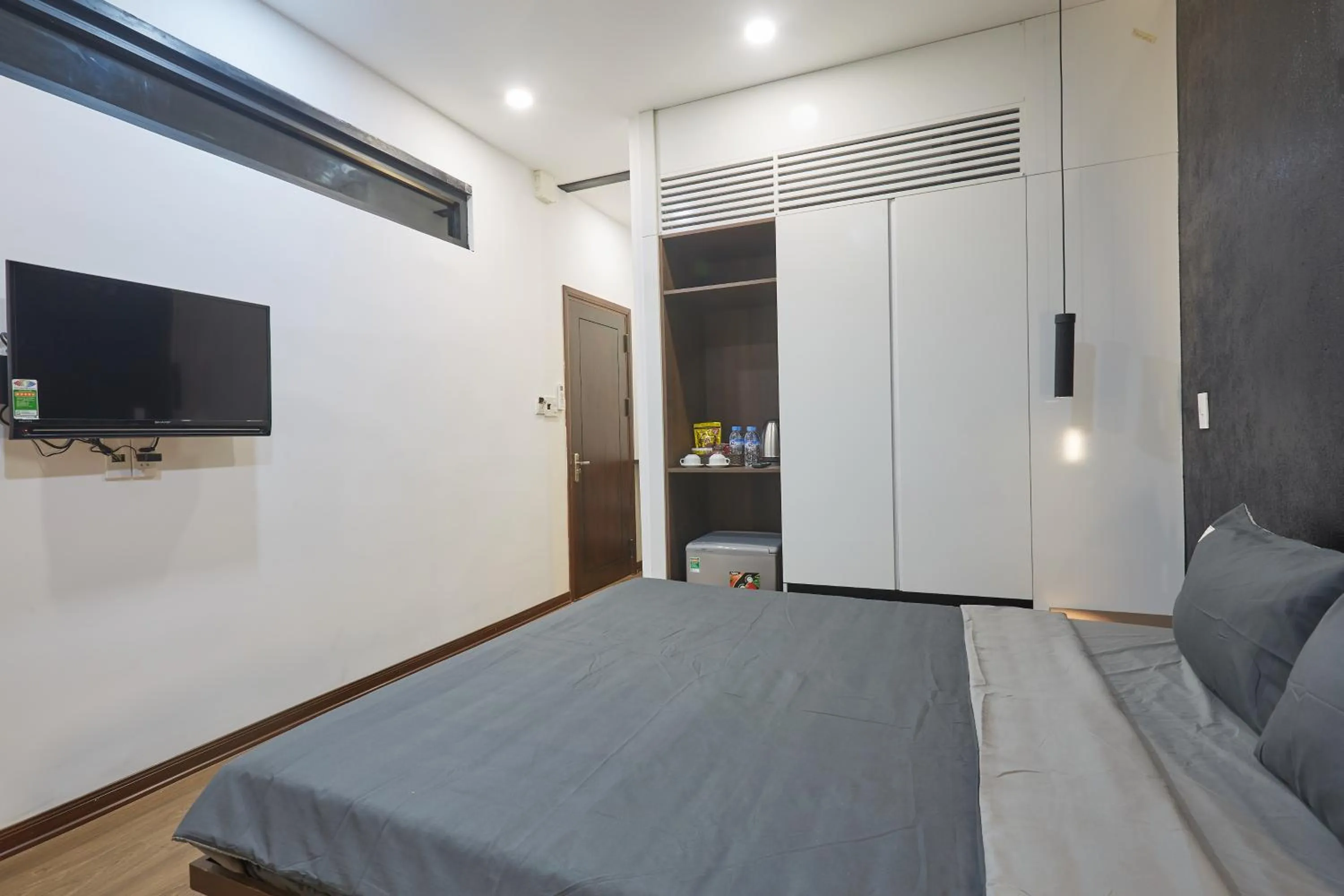 Bed in The Garden Capsule Hotel