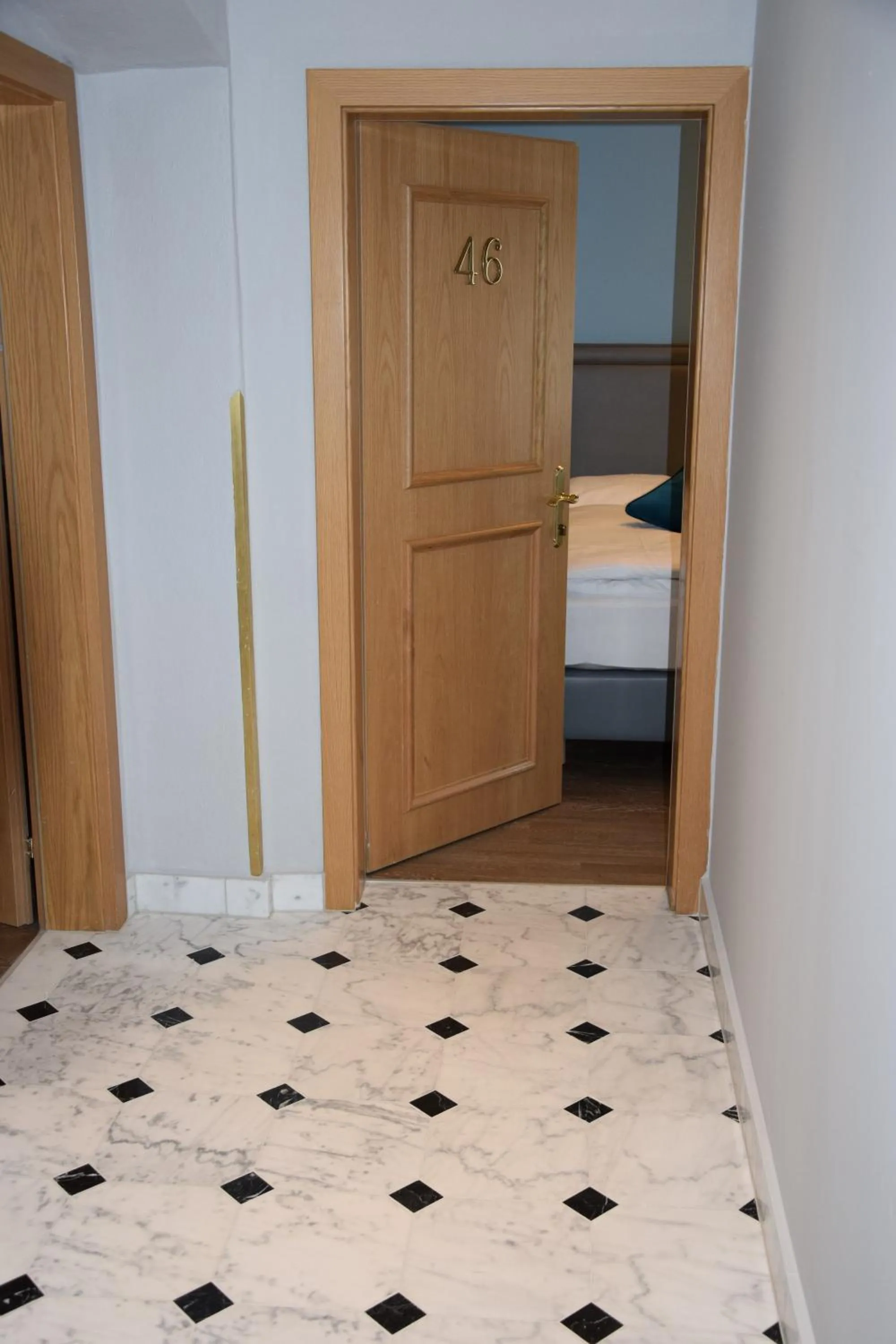 Bed in Atel Hotel Lasserhof