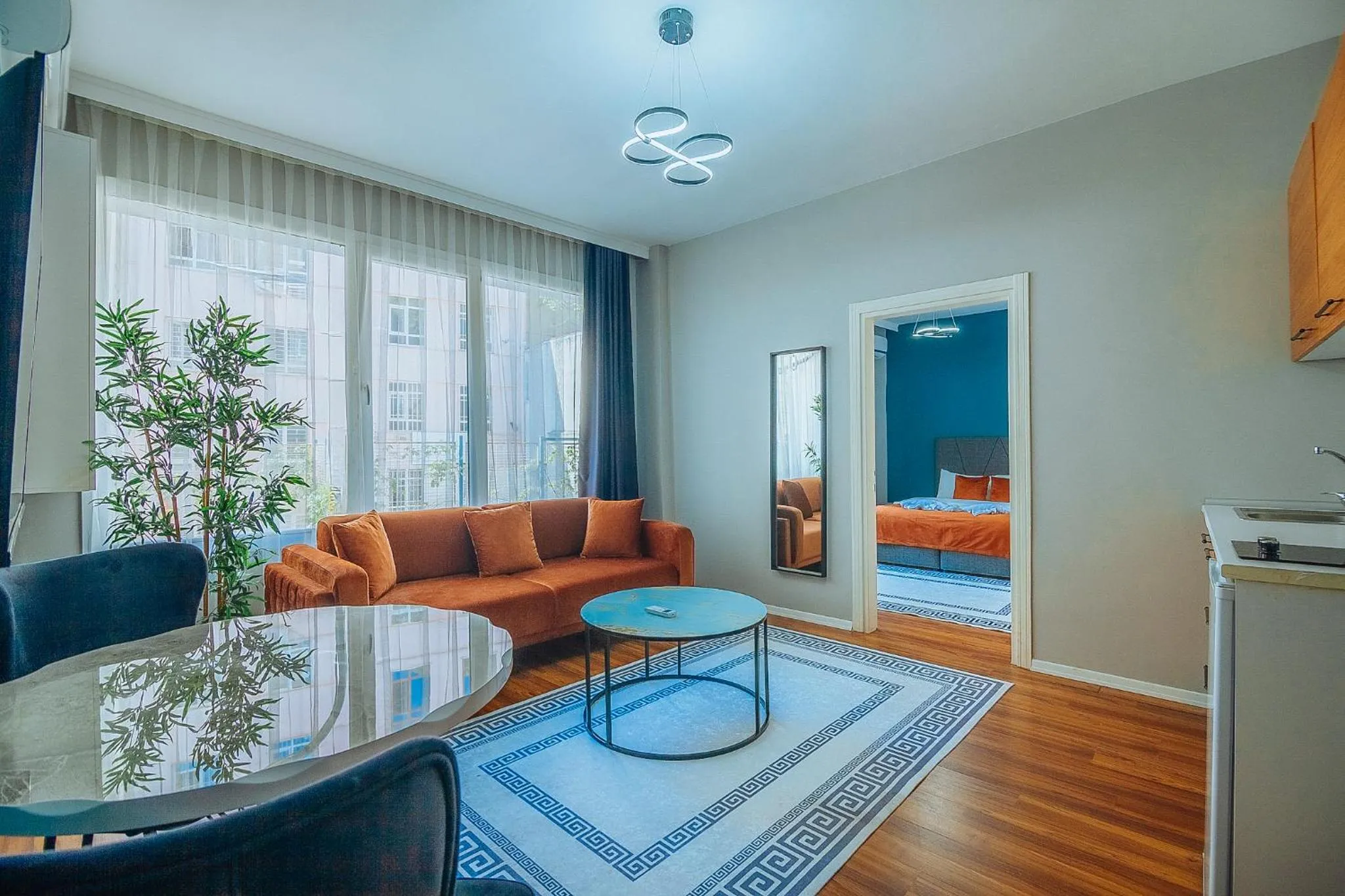 Living room, Bed in Taksim Wonder Suites