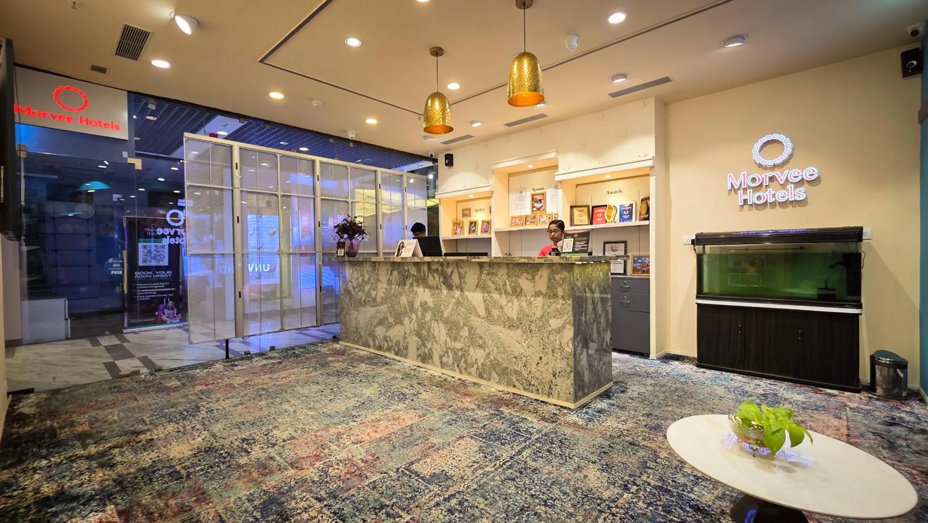 Lobby or reception in Morvee Hotels Durgapur