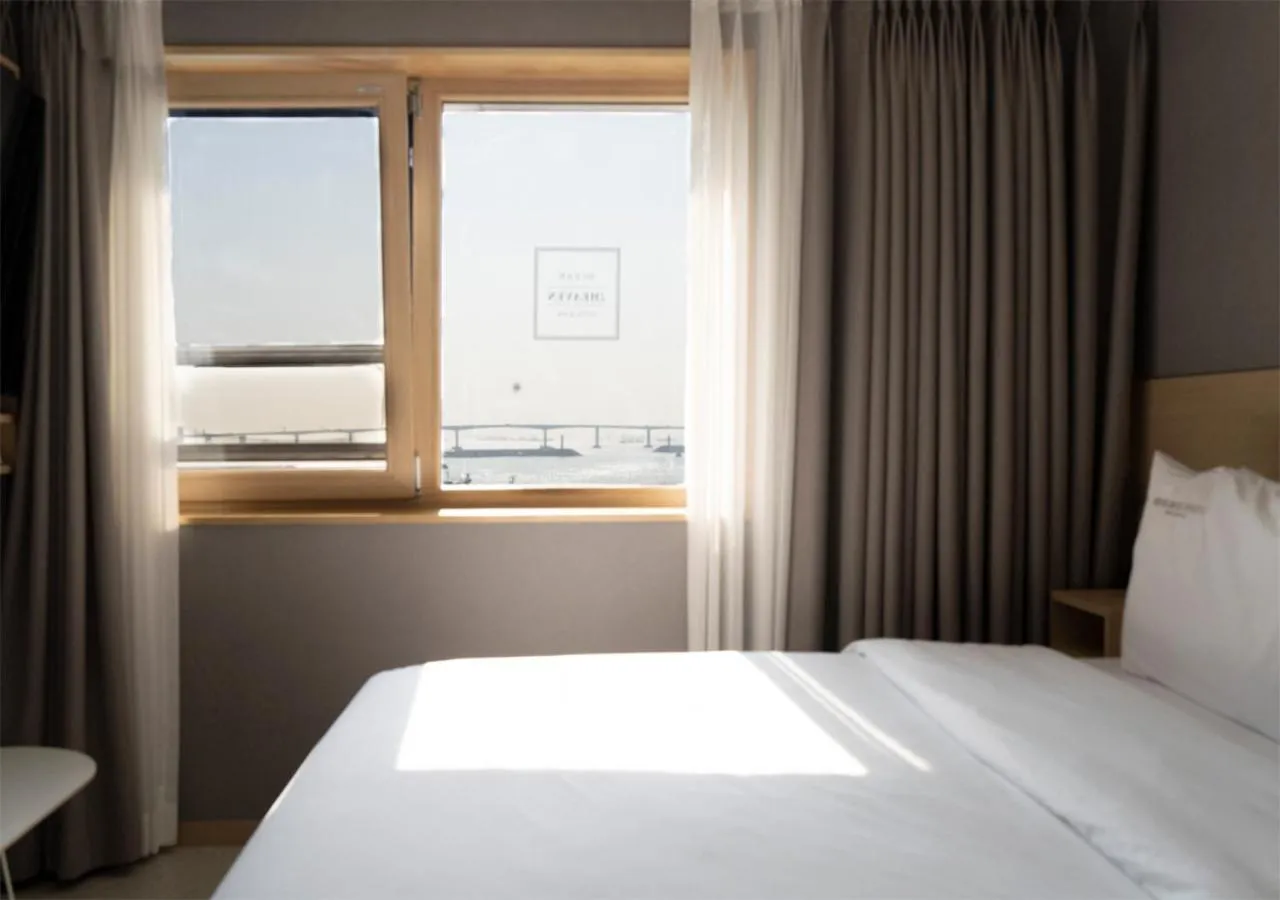 Bed in Nampo Ocean2Heaven Hotel& Spa