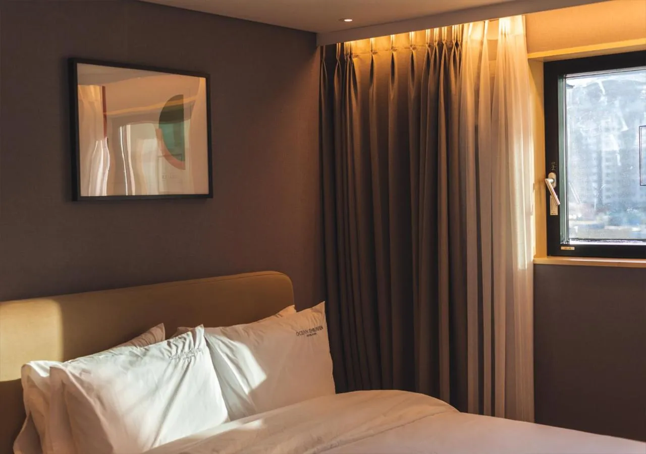 Bed in Nampo Ocean2Heaven Hotel& Spa