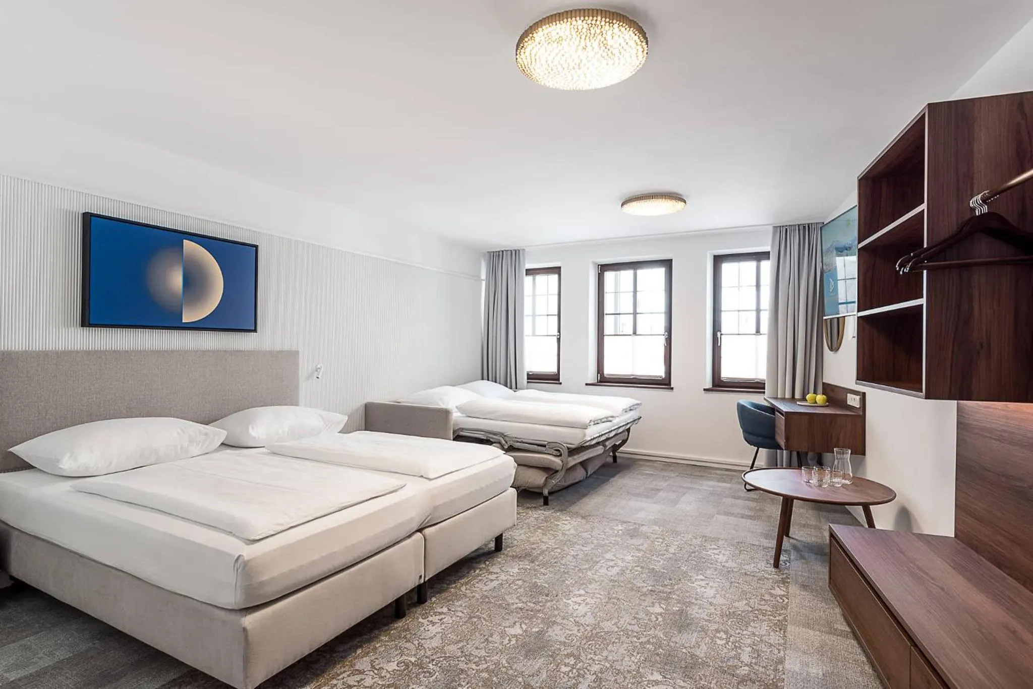 Bedroom, Bed in Hotel Mondschein