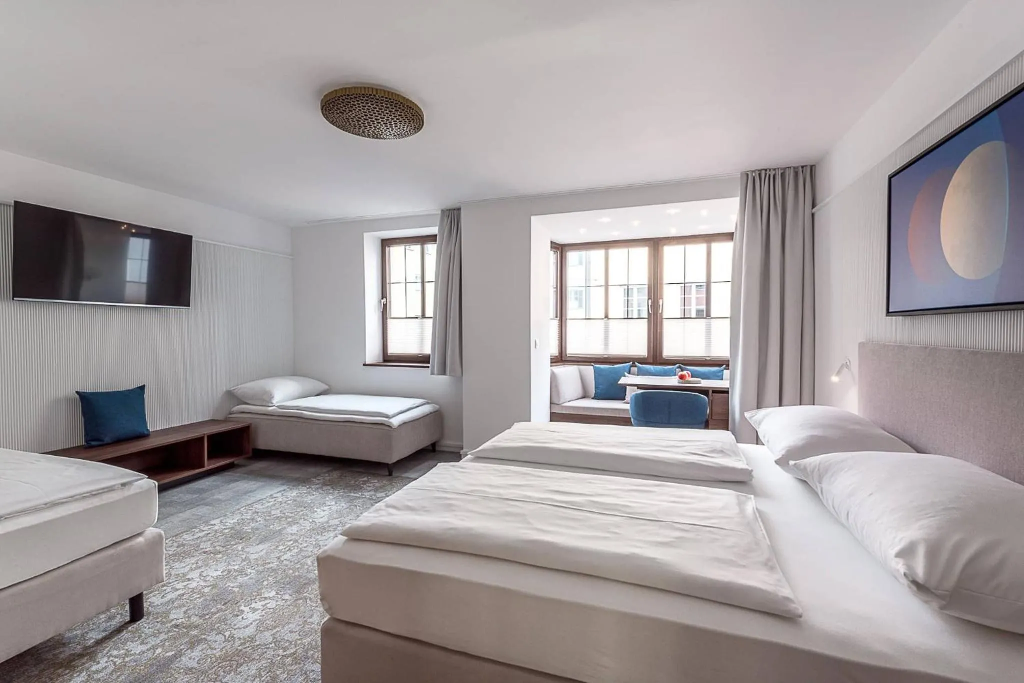 Photo of the whole room, Bed in Hotel Mondschein