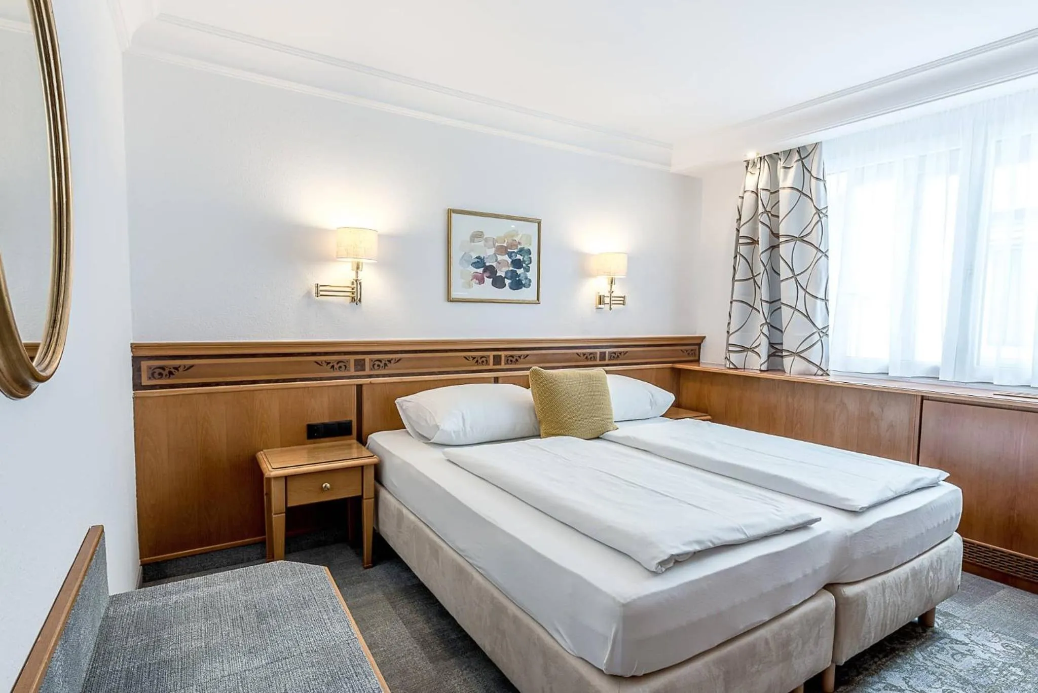 Photo of the whole room, Bed in Hotel Mondschein