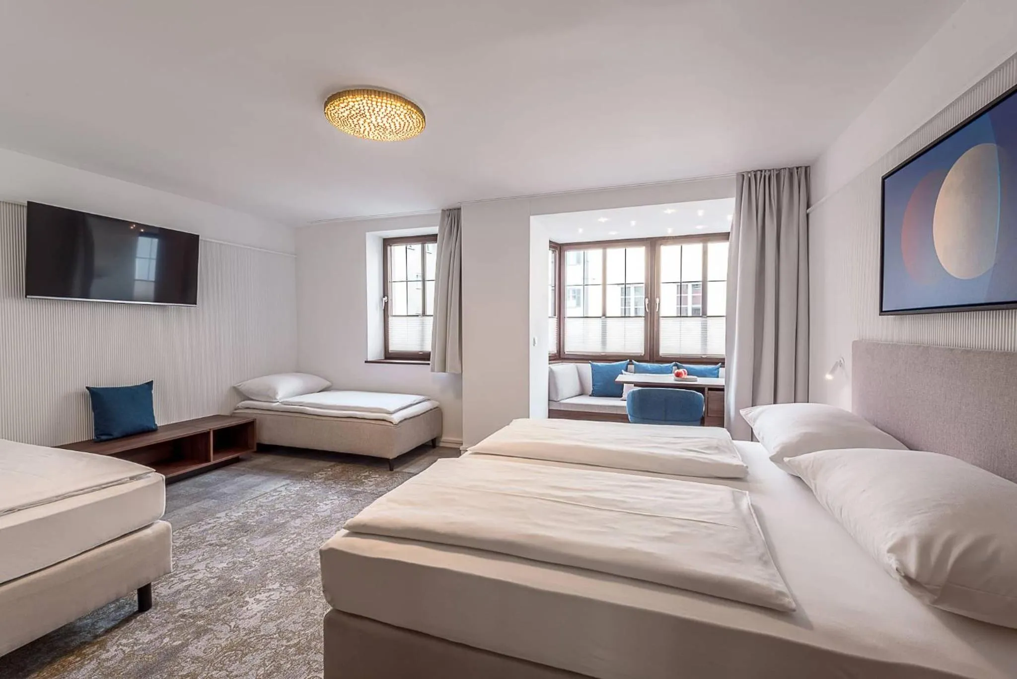 Photo of the whole room, Bed in Hotel Mondschein