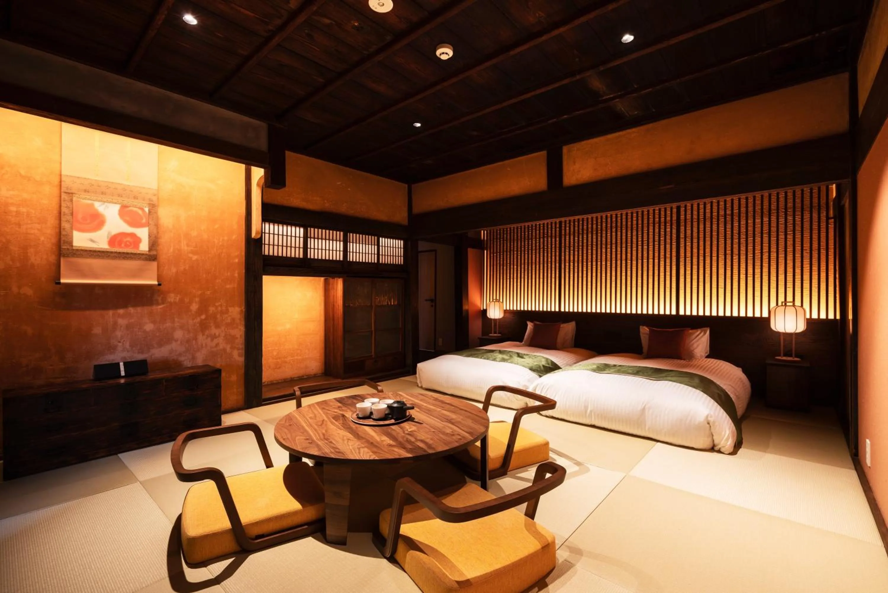 Living room, Bed in Nazuna Obi Onsen Resort