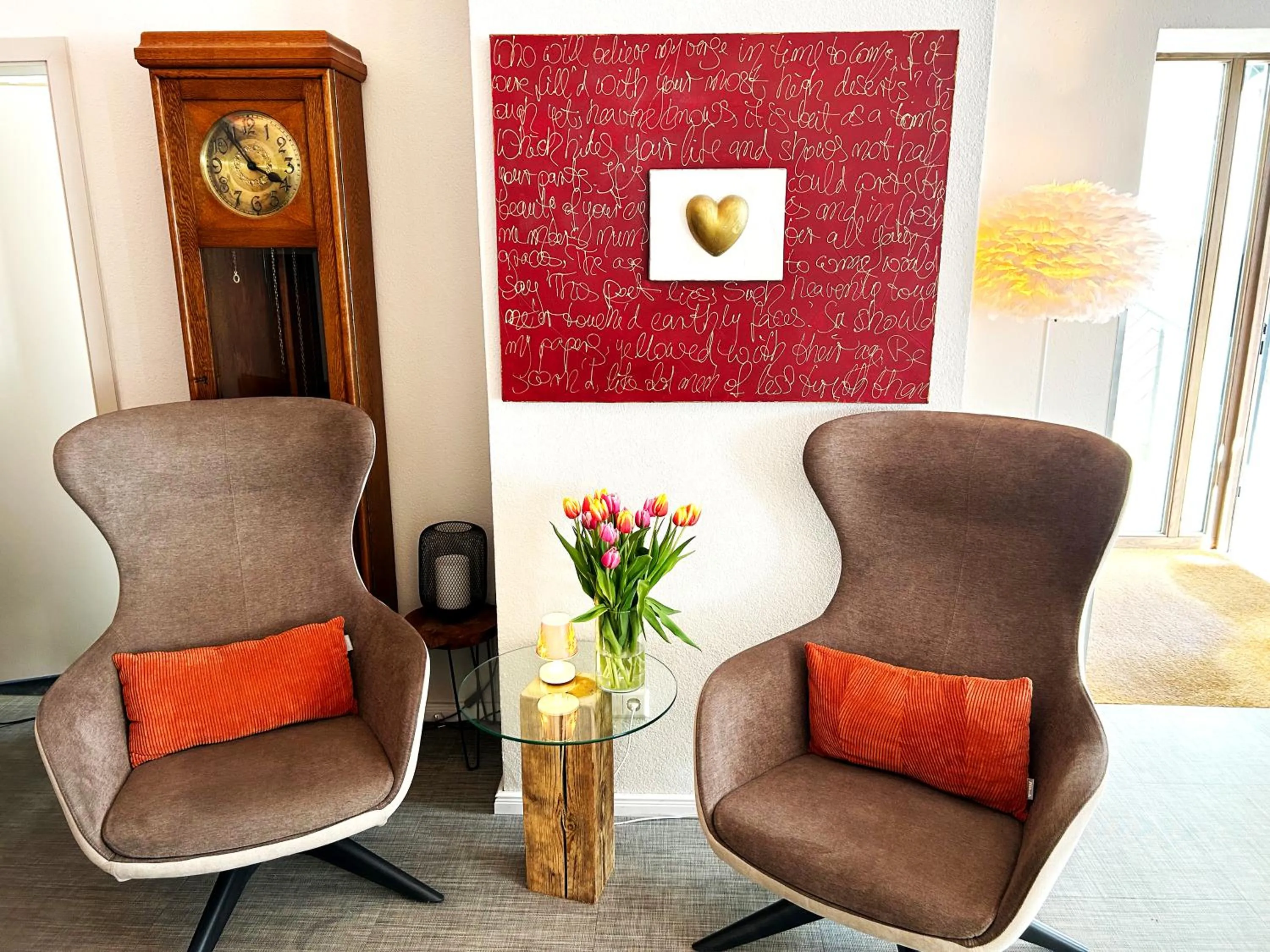 Seating area in Safranberg Hotel & Sauna
