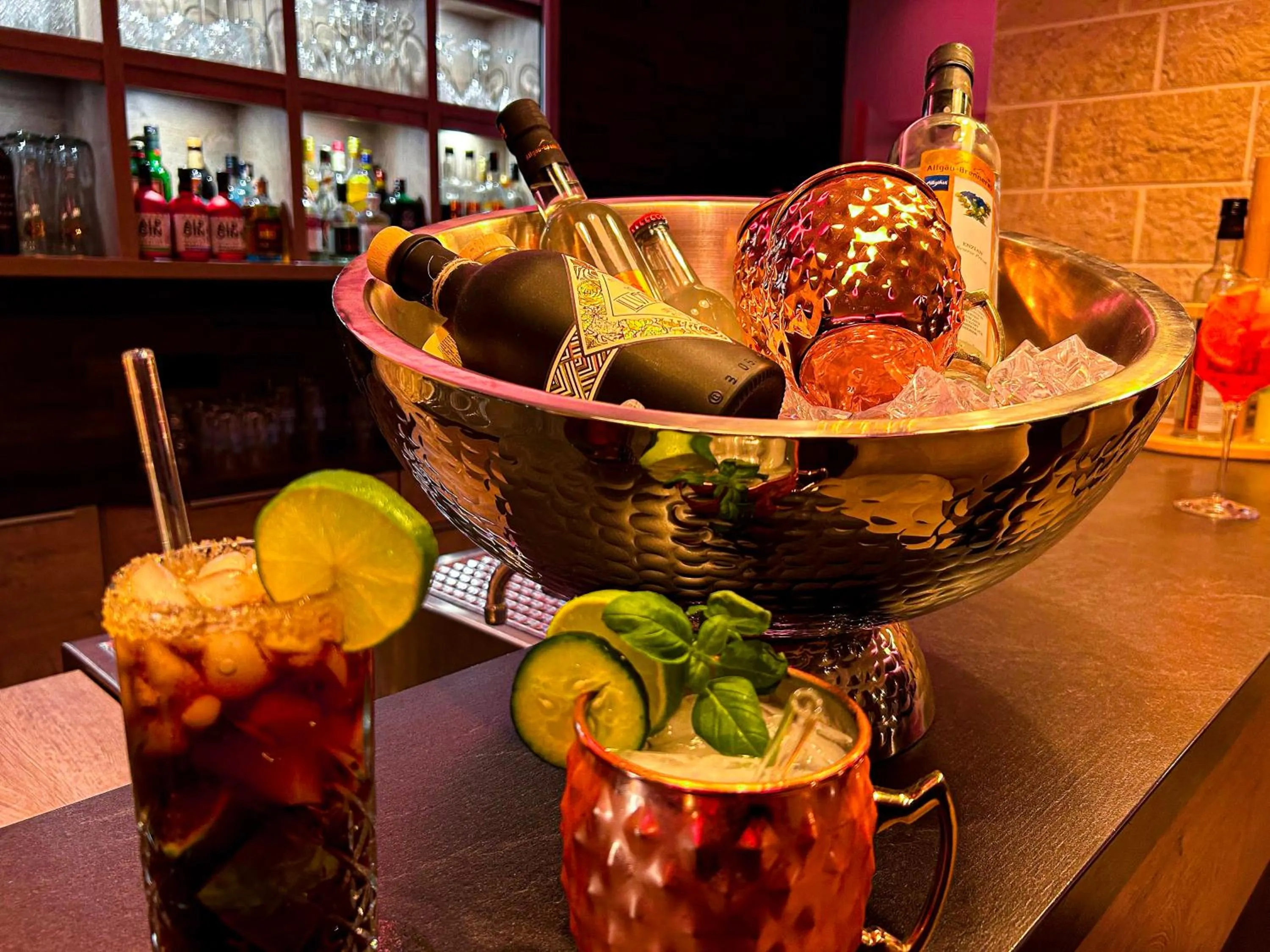 Drinks in Safranberg Hotel & Sauna