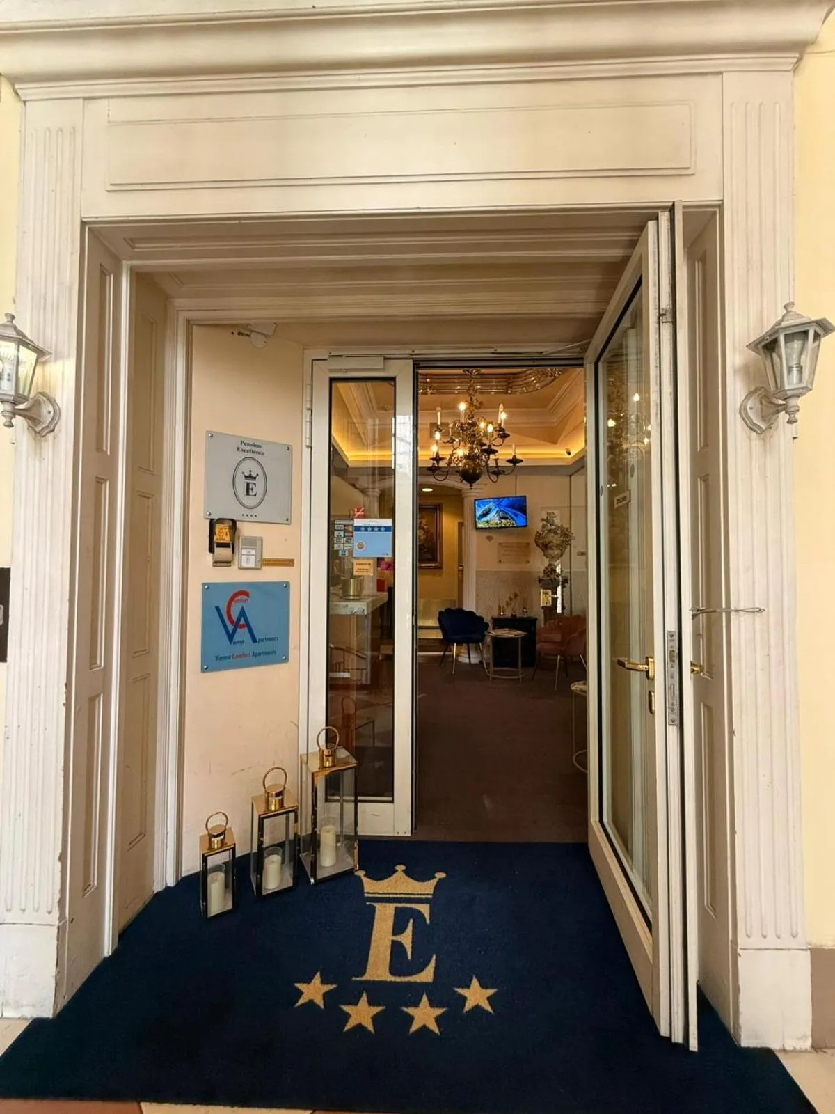 Lobby or reception in Hotel Pension Excellence