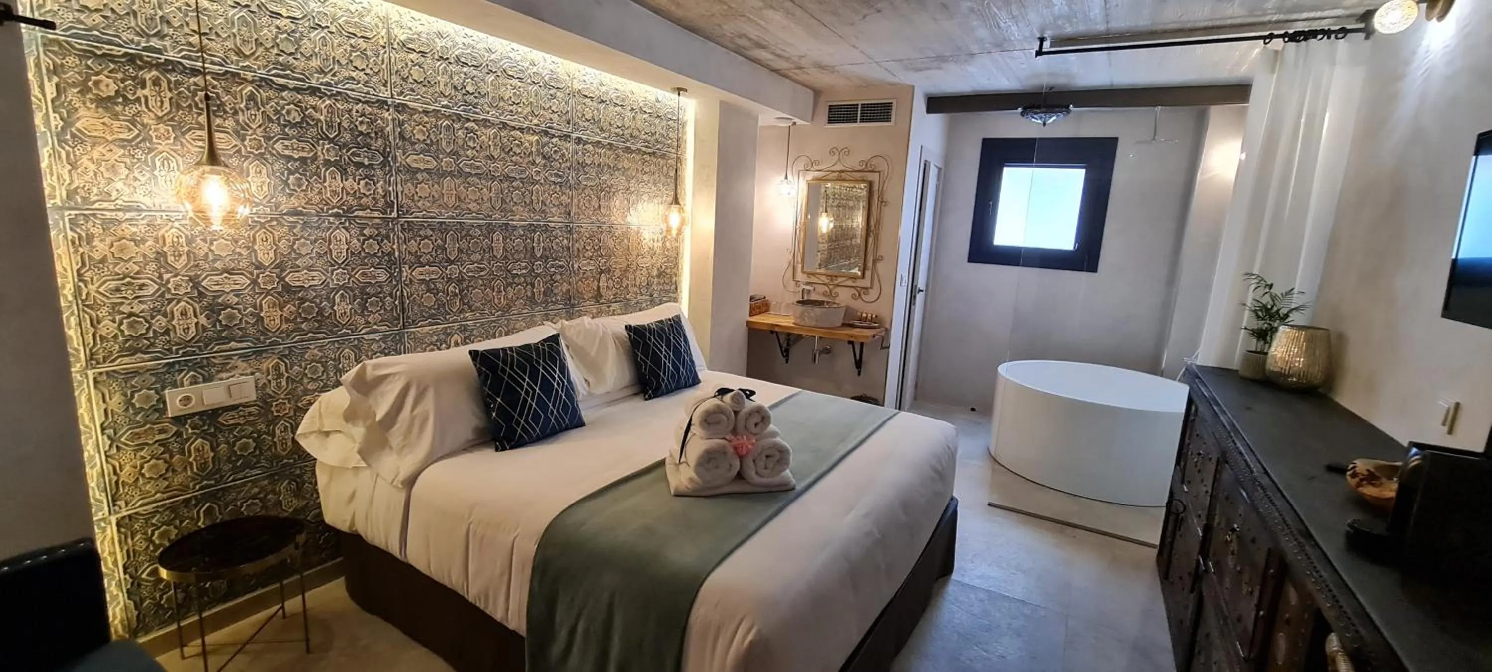 Bed in Murallas de Jayrán Hotel Boutique