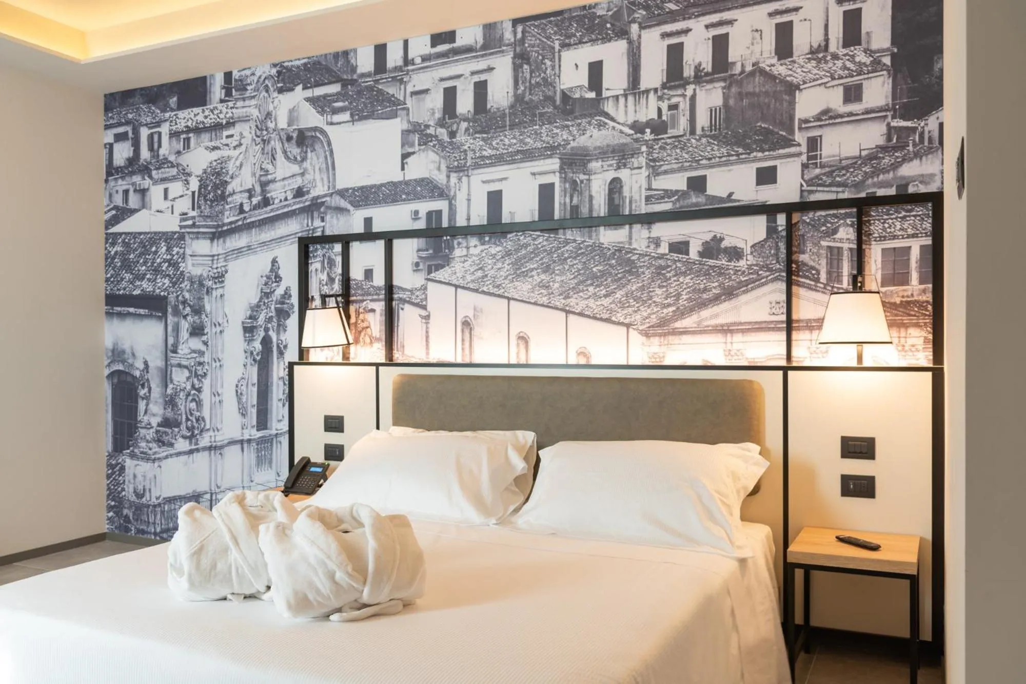 Bed in Modica Boutique Hotel