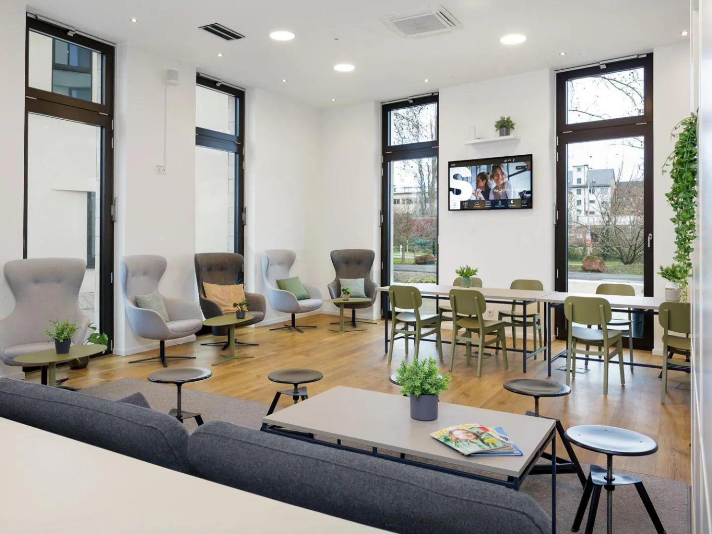 Lobby or reception in smartments Mannheim Hauptbahnhof