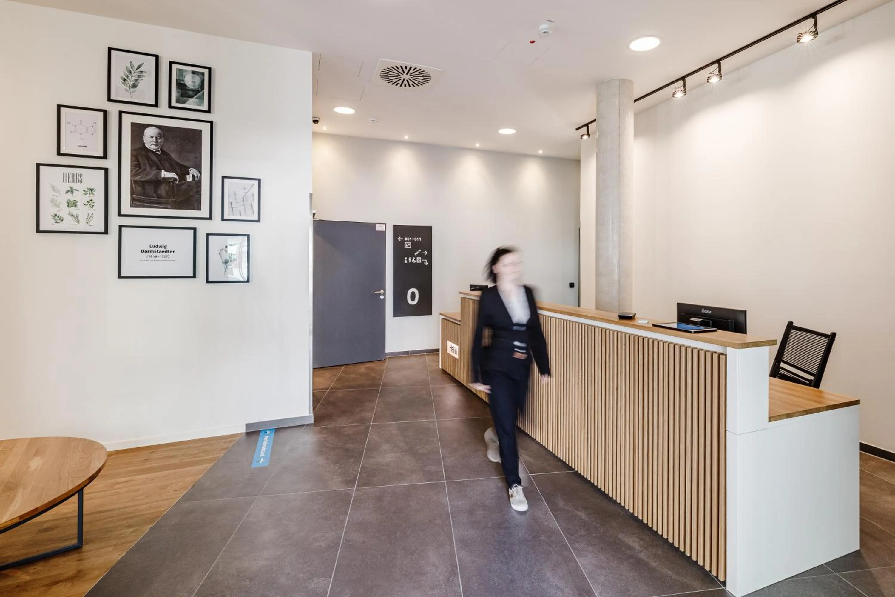 Lobby or reception in smartments Mannheim Hauptbahnhof