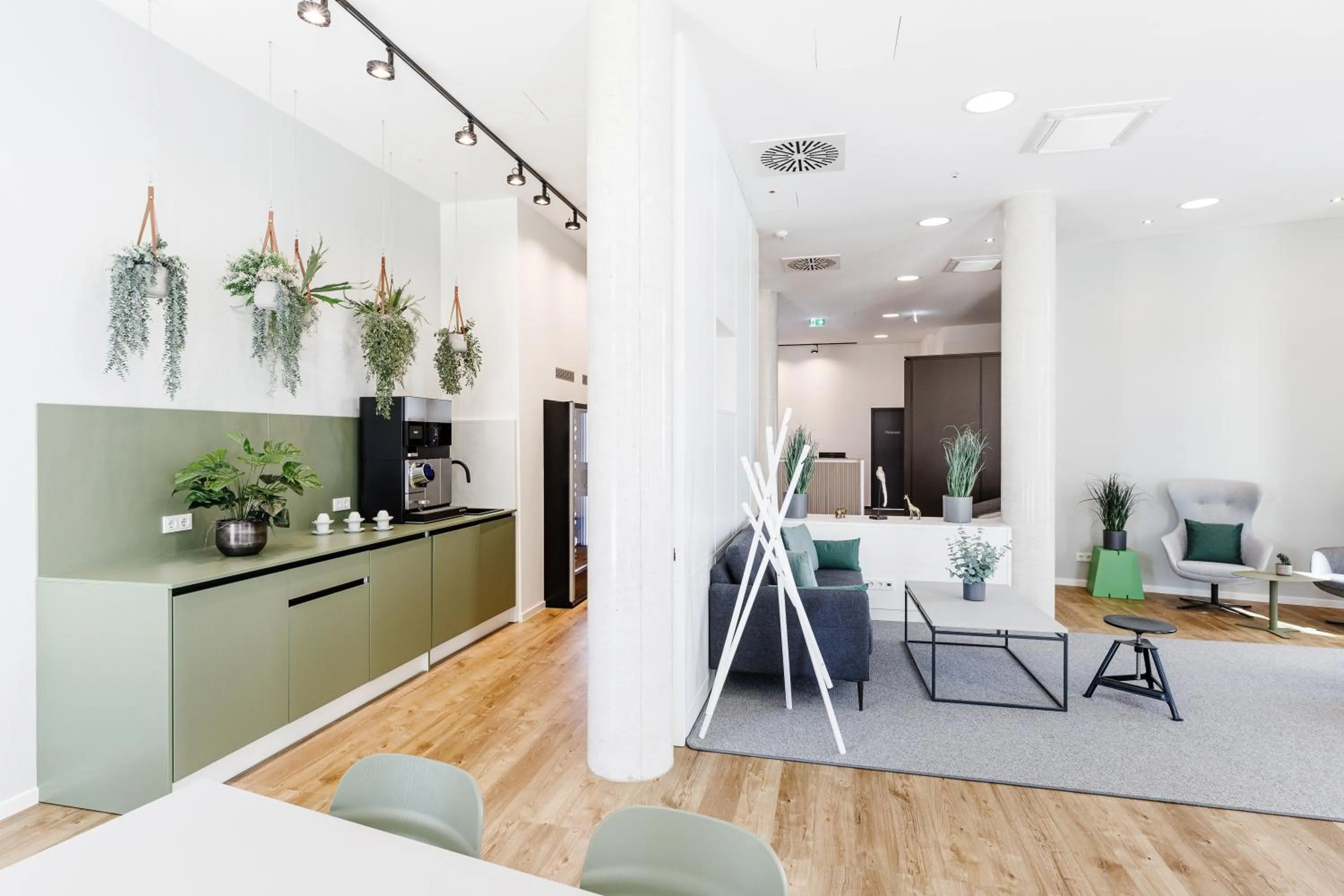 Lobby or reception in smartments Mannheim Hauptbahnhof