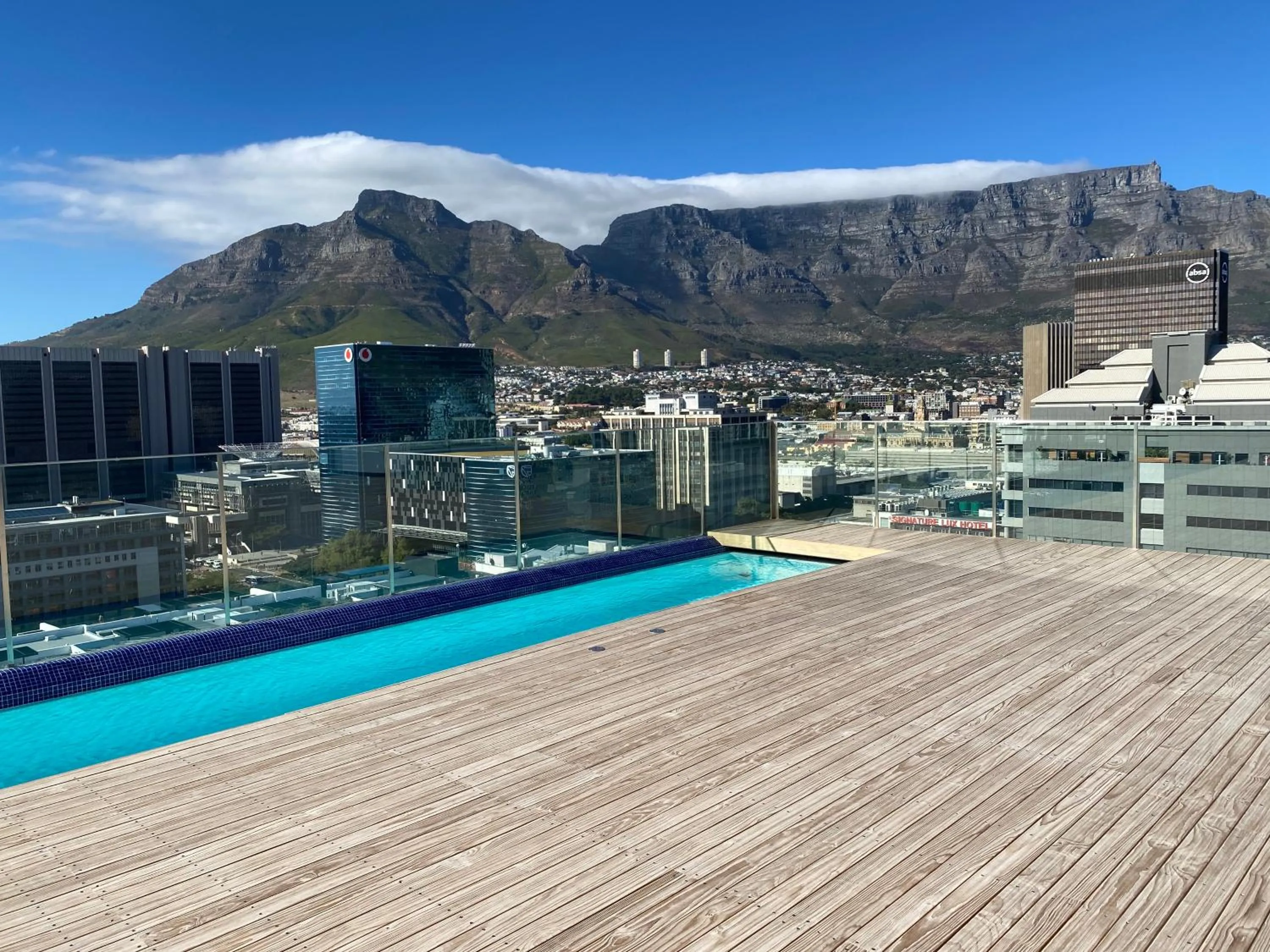 Landmark view in Hotel Sky Cape Town