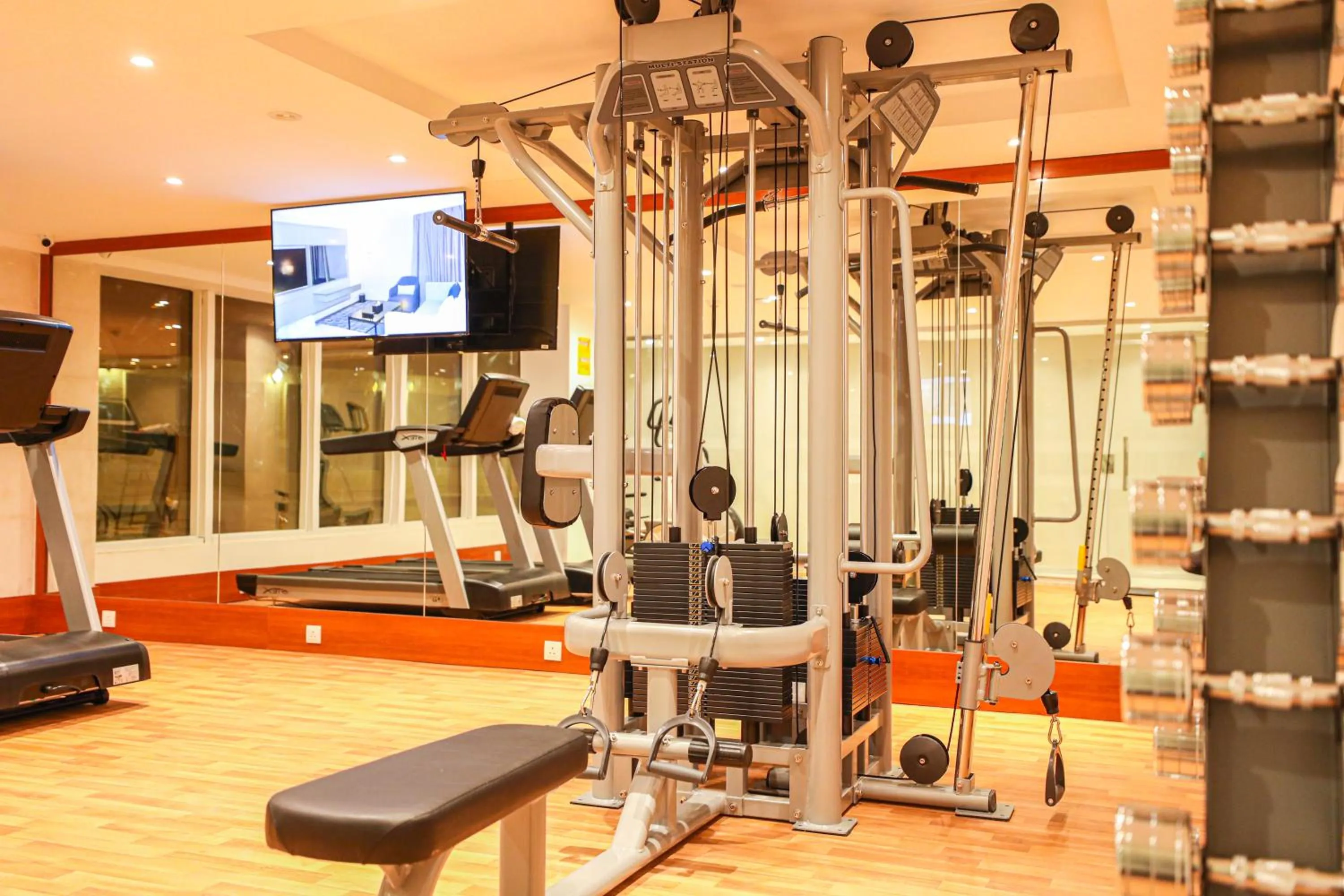 Fitness centre/facilities in Cheerful Al Waha Unayzah Hotel