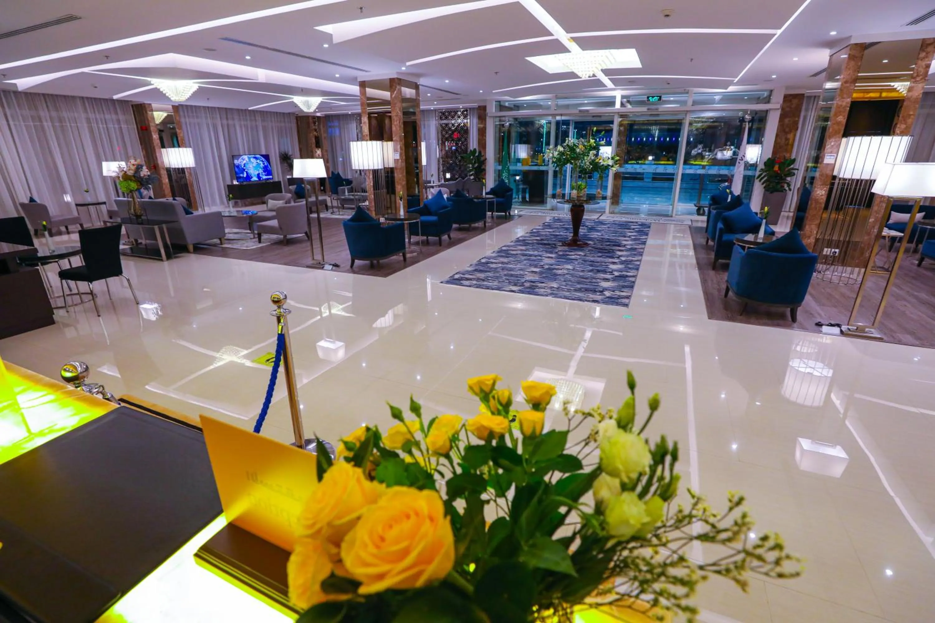 Lobby or reception in Cheerful Al Waha Unayzah Hotel