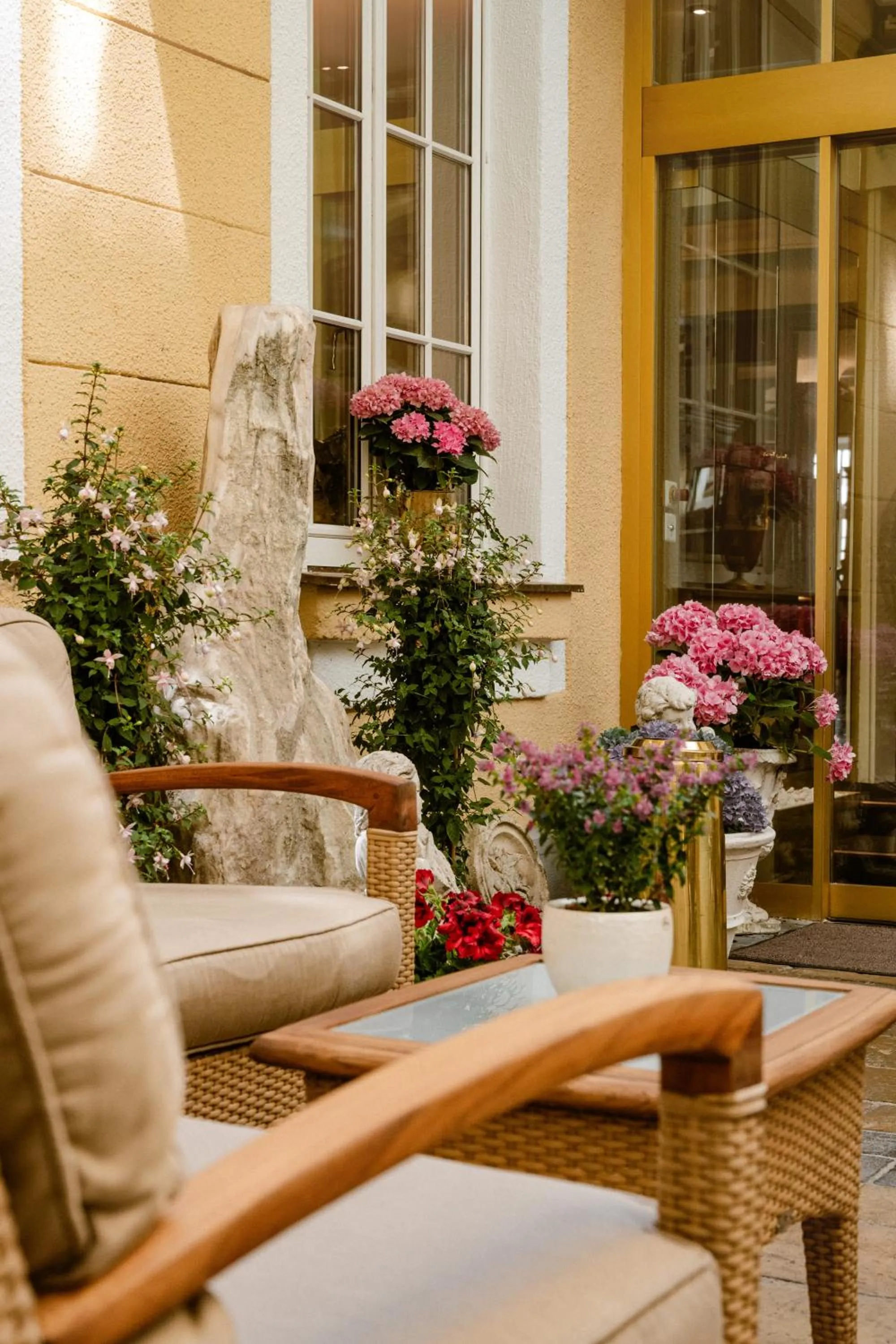 Inner courtyard view in Hotel Stefanie - VIENNA'S OLDEST HOTEL