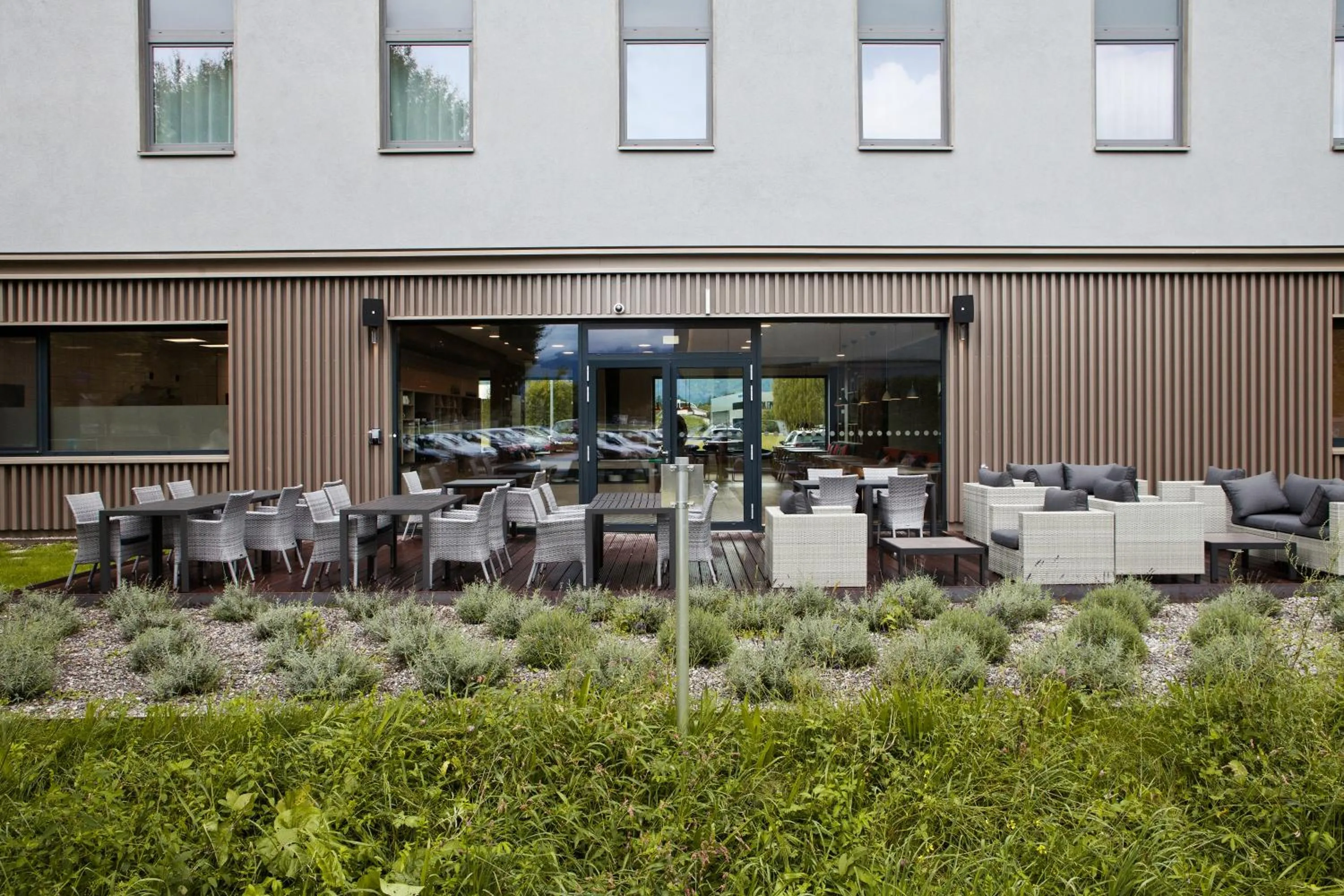 Patio in Holiday Inn Express - Lustenau
