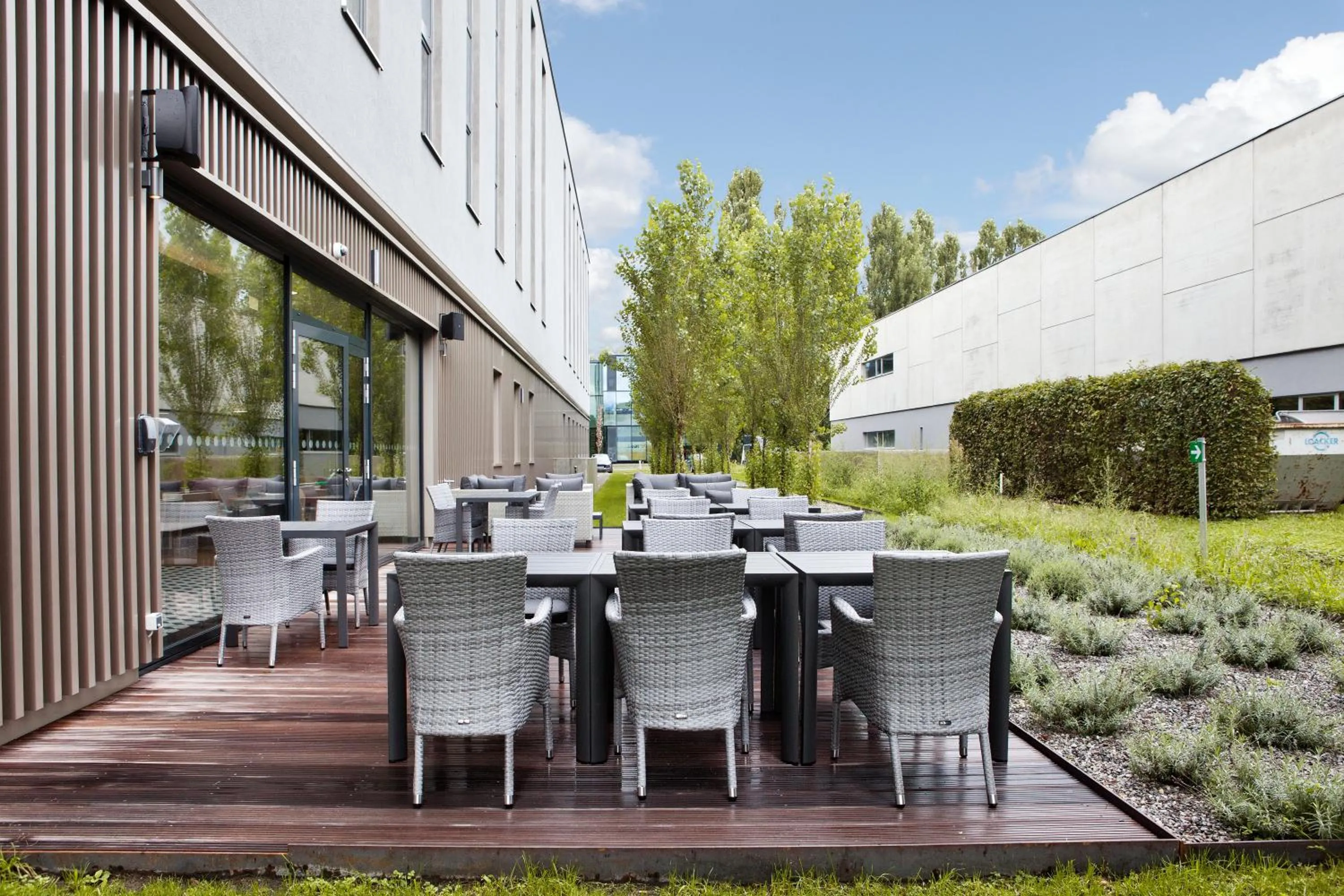 Patio in Holiday Inn Express - Lustenau