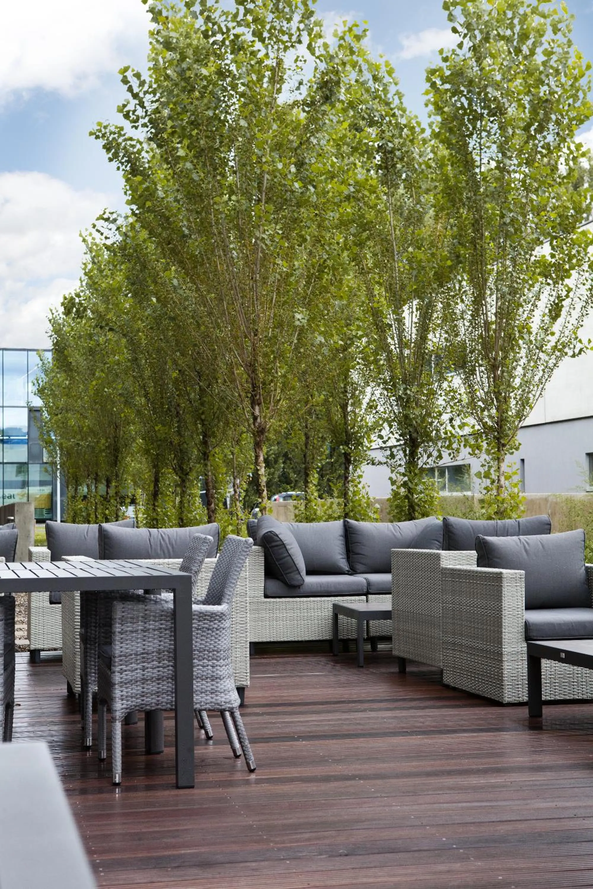 Patio in Holiday Inn Express - Lustenau