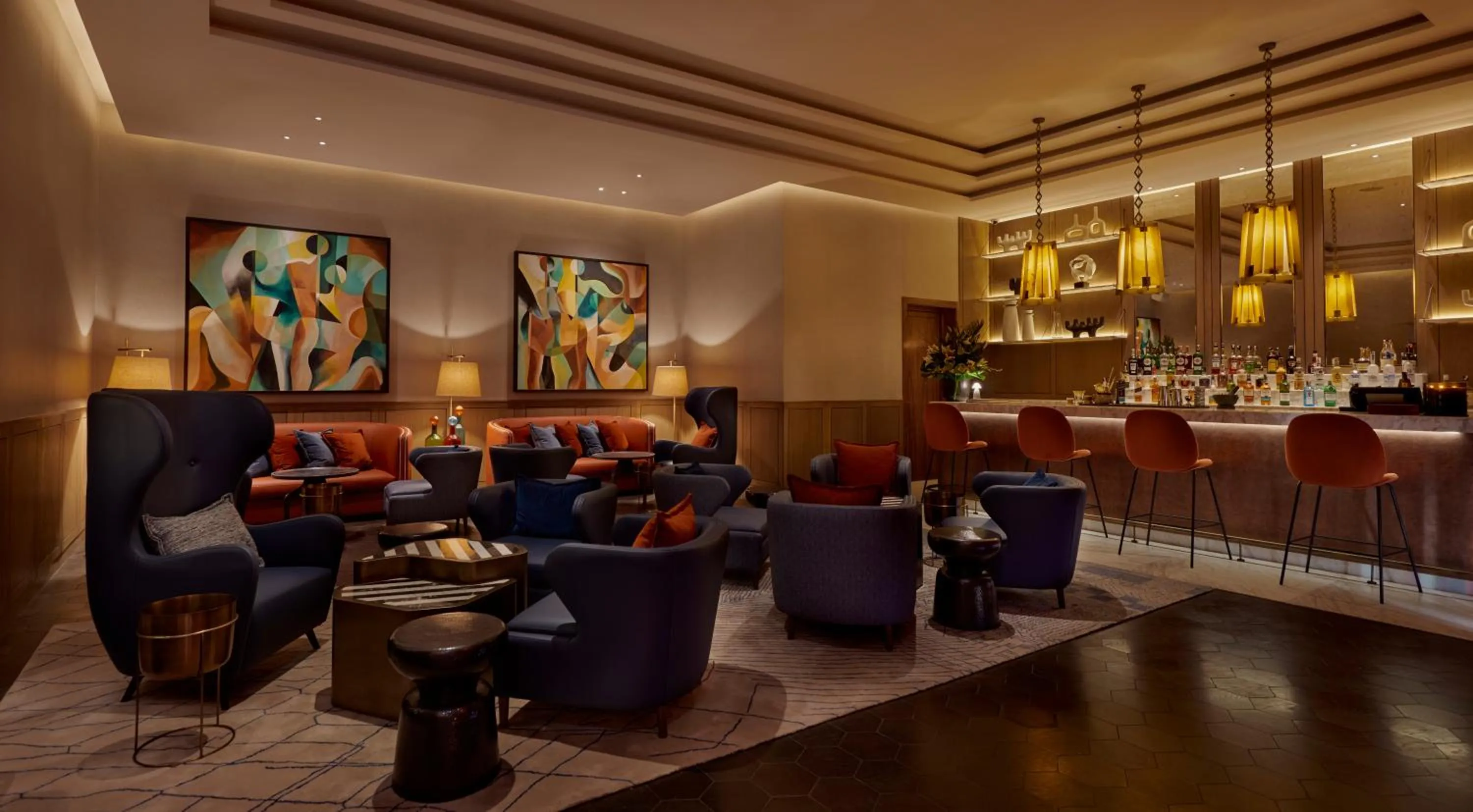 Lounge or bar in Fairmont Taghazout Bay