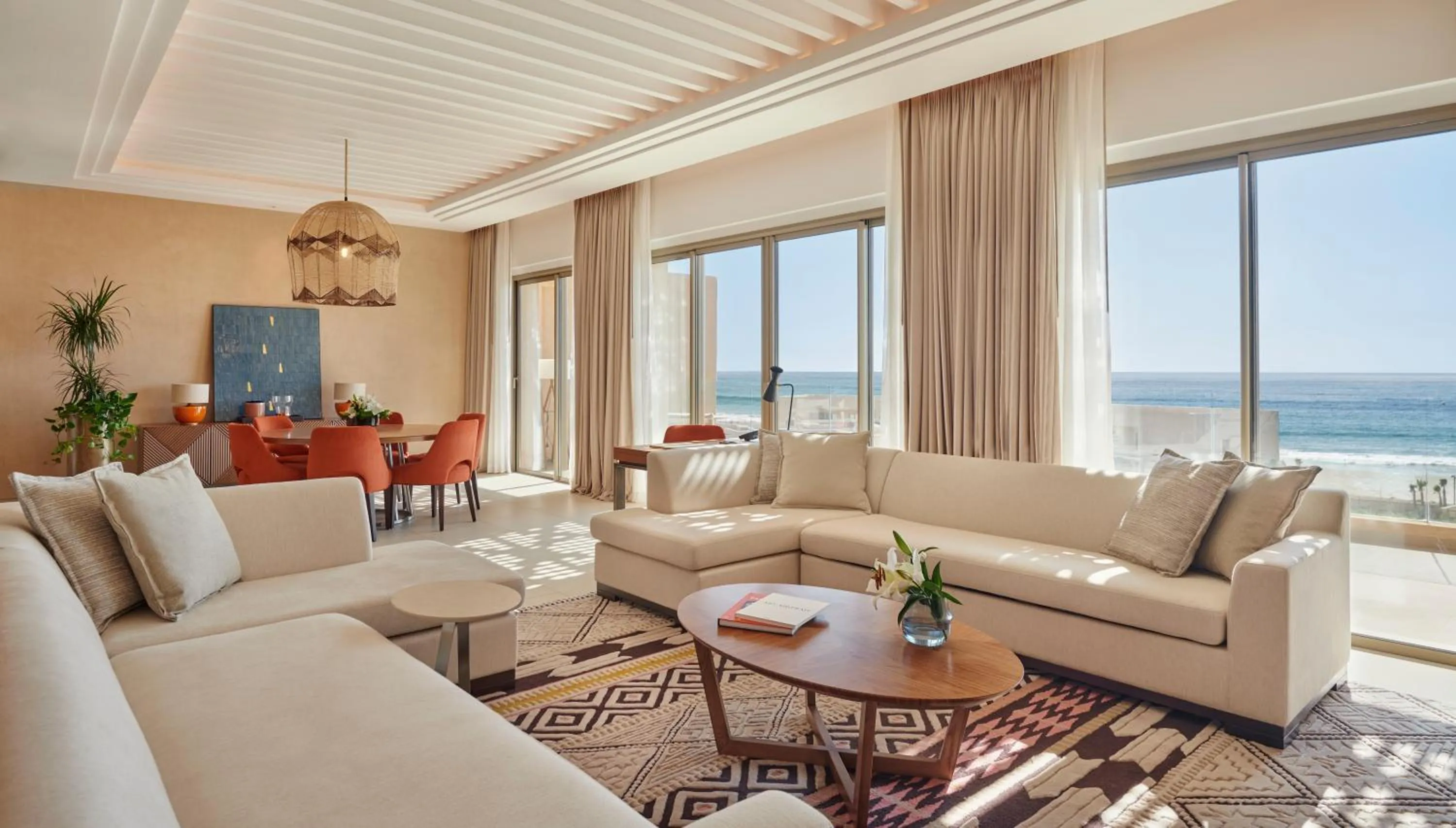 Living room in Fairmont Taghazout Bay