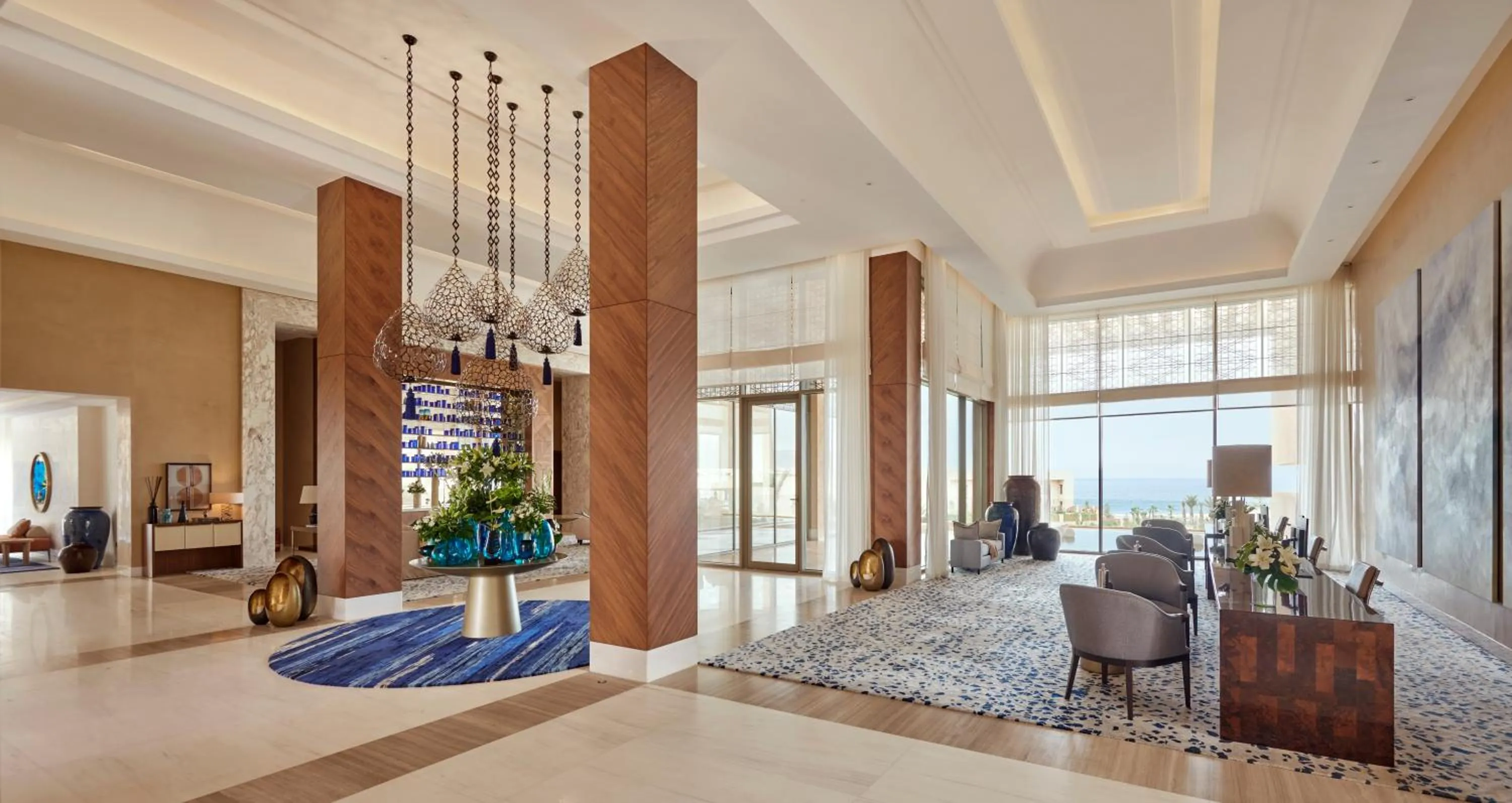 Lobby or reception in Fairmont Taghazout Bay