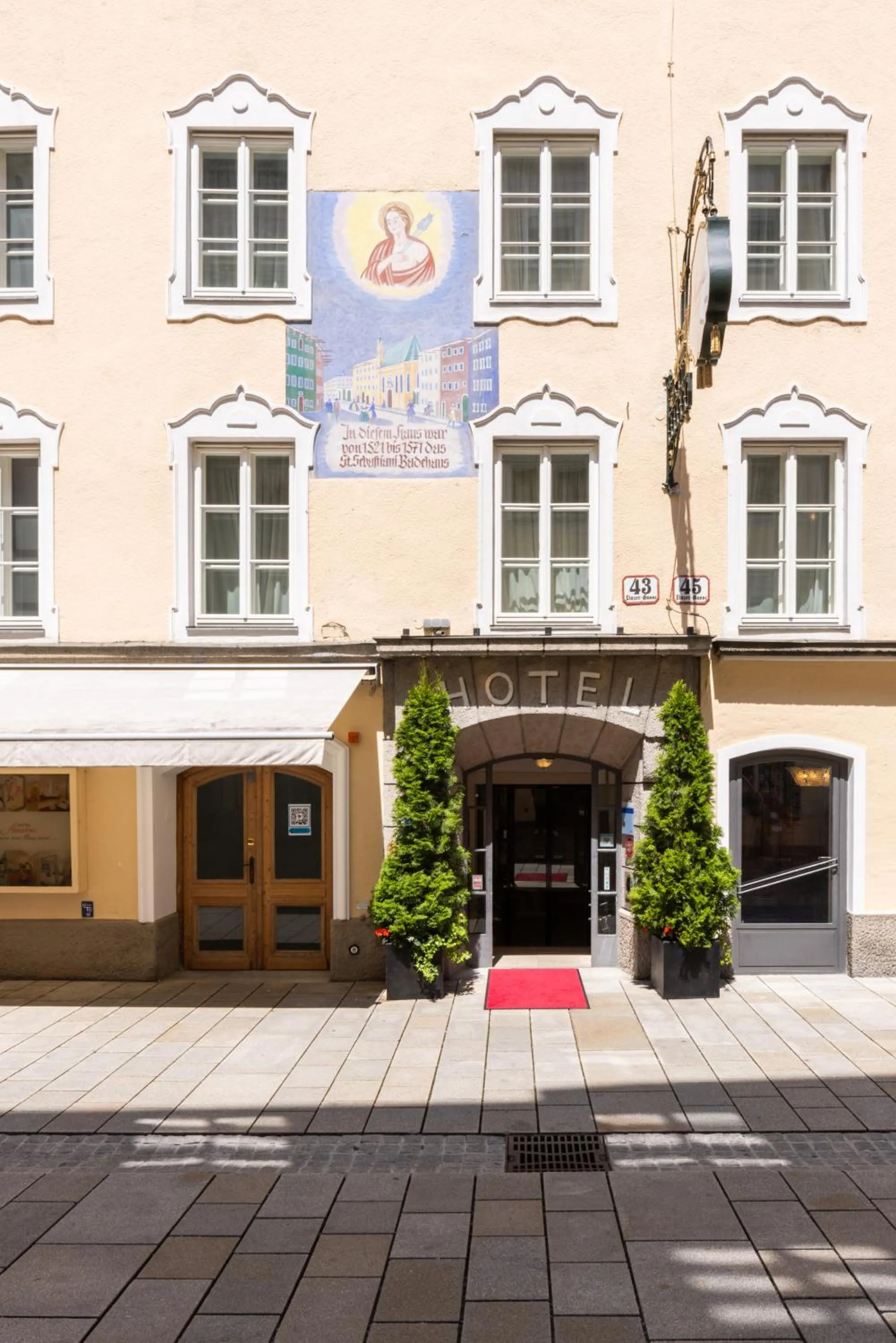 Property building in Boutiquehotel Amadeus