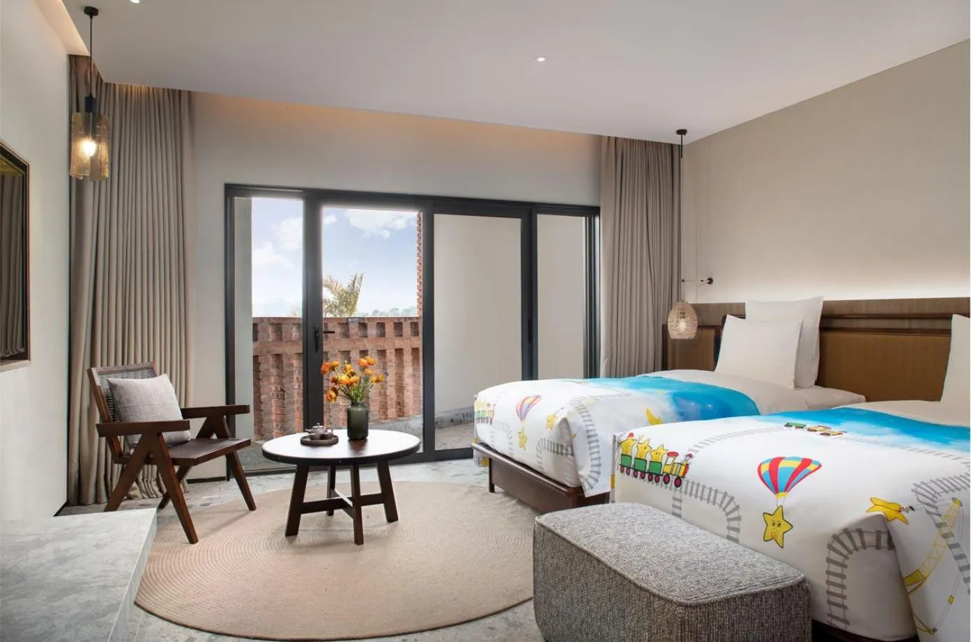 Bedroom, Bed in DongFengYun Hotel Mi'Le - MGallery Collection