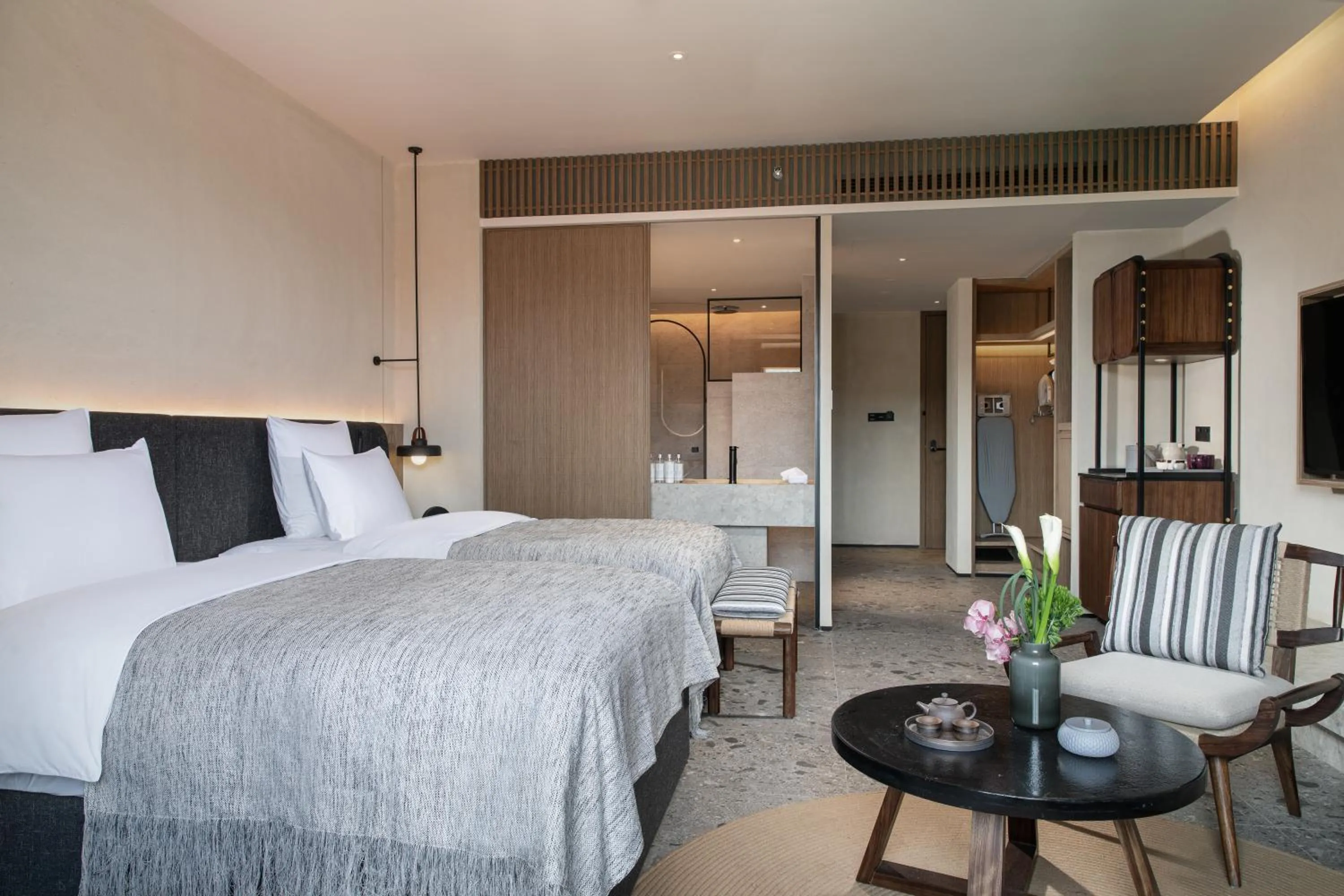 Bed in DongFengYun Hotel Mi'Le - MGallery Collection