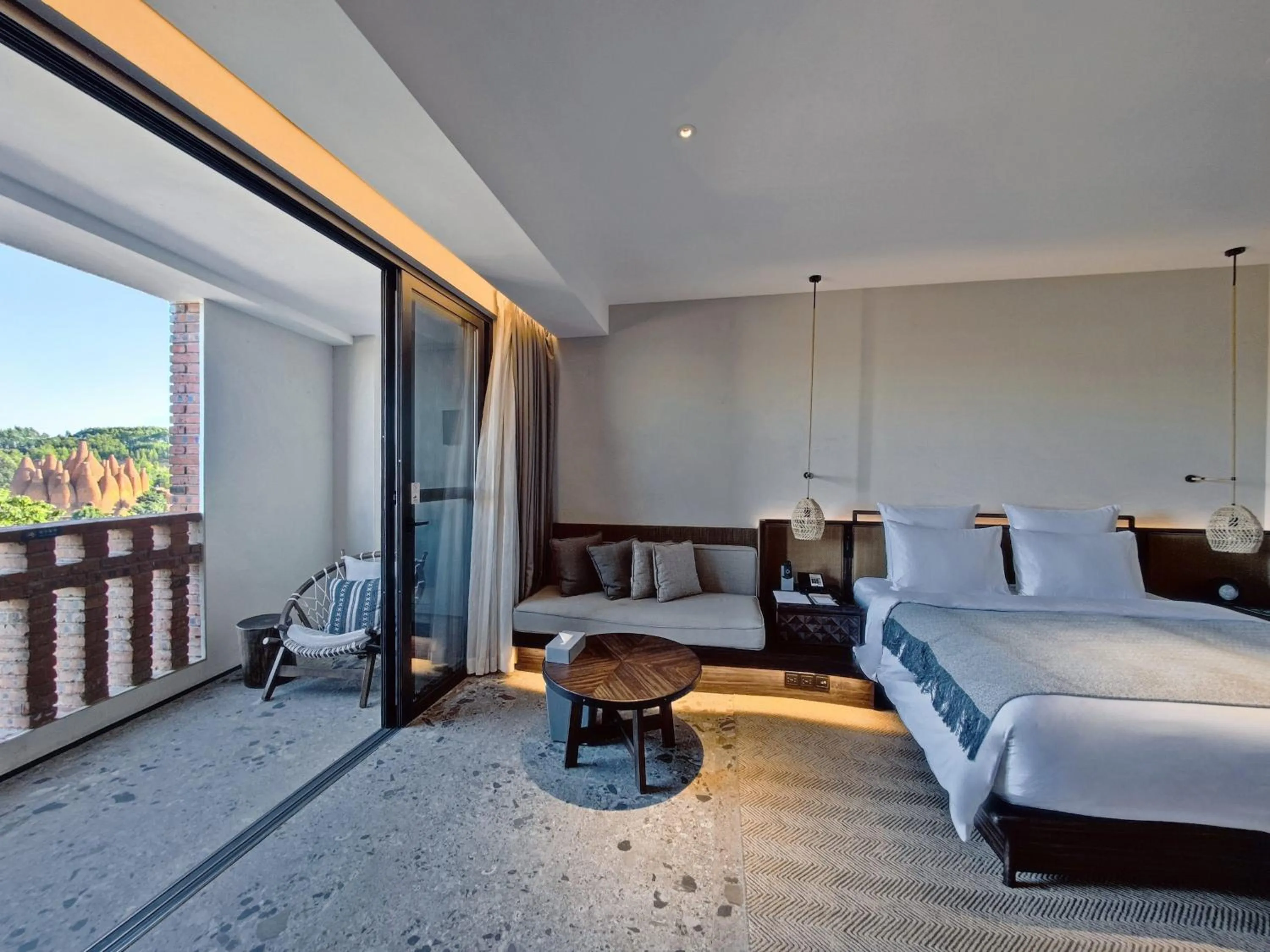 Bed in DongFengYun Hotel Mi'Le - MGallery Collection