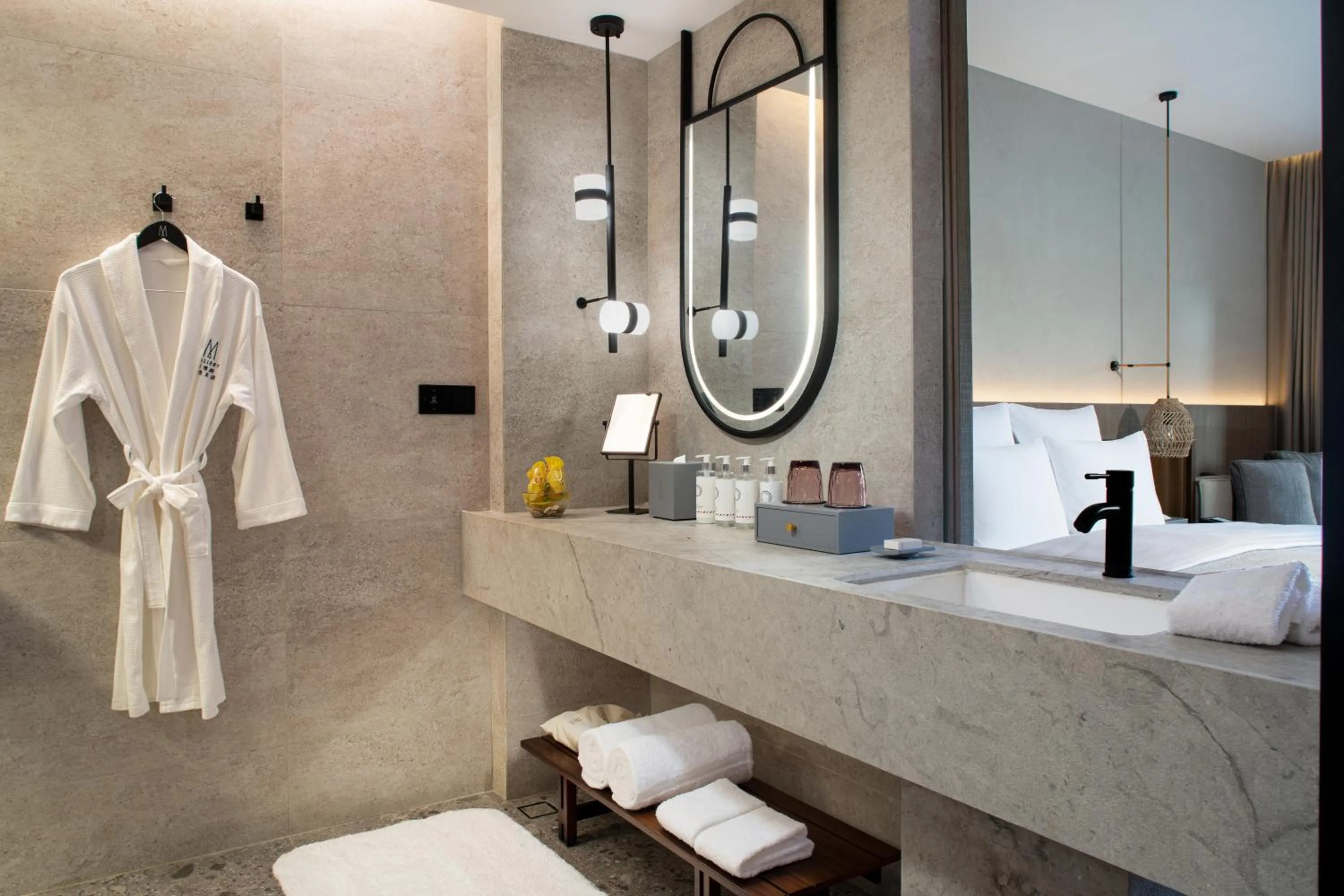 Bathroom in DongFengYun Hotel Mi'Le - MGallery Collection