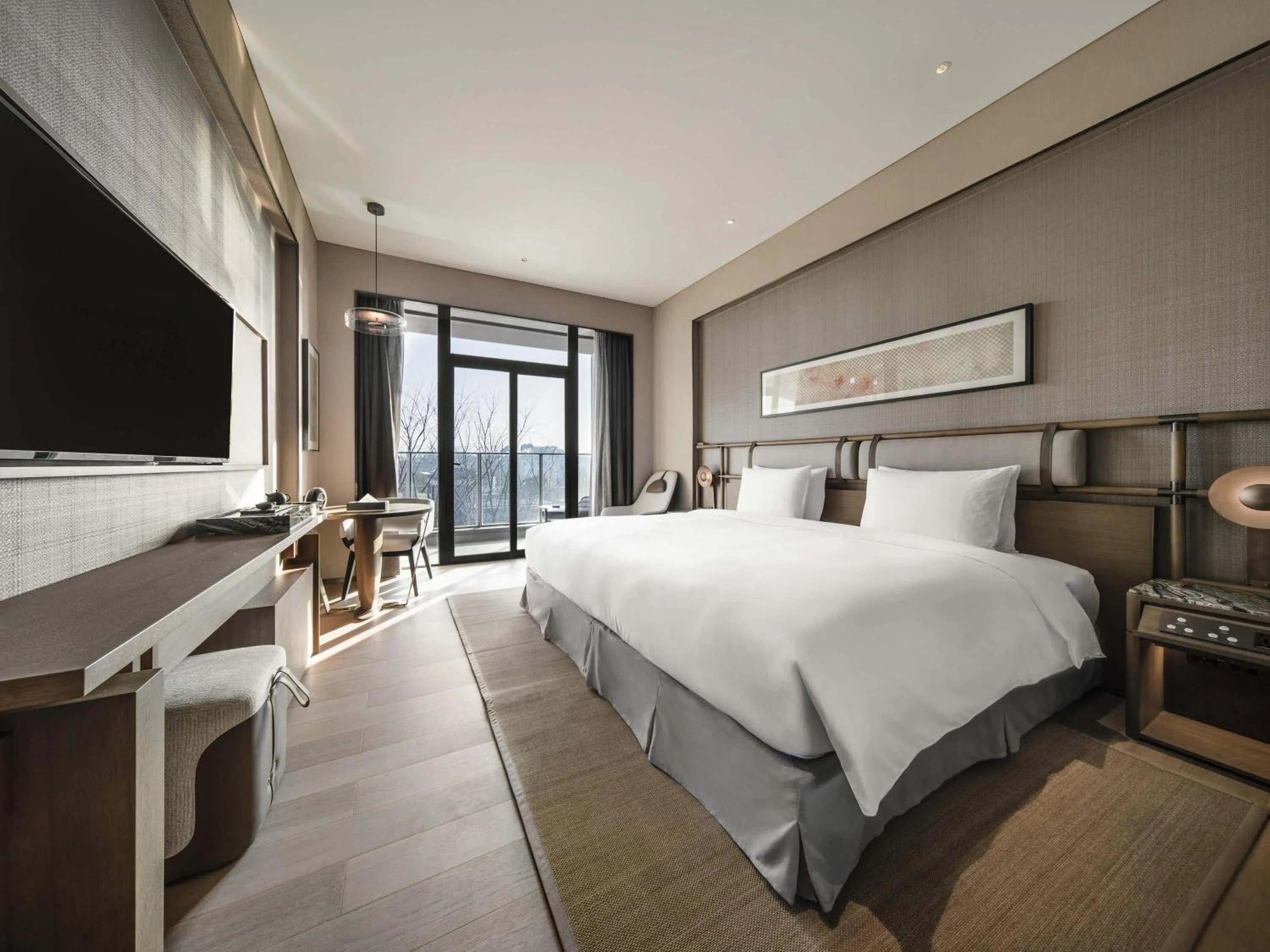 Bedroom, Bed in Ocean Spring Resort Chengdu - MGallery Collection