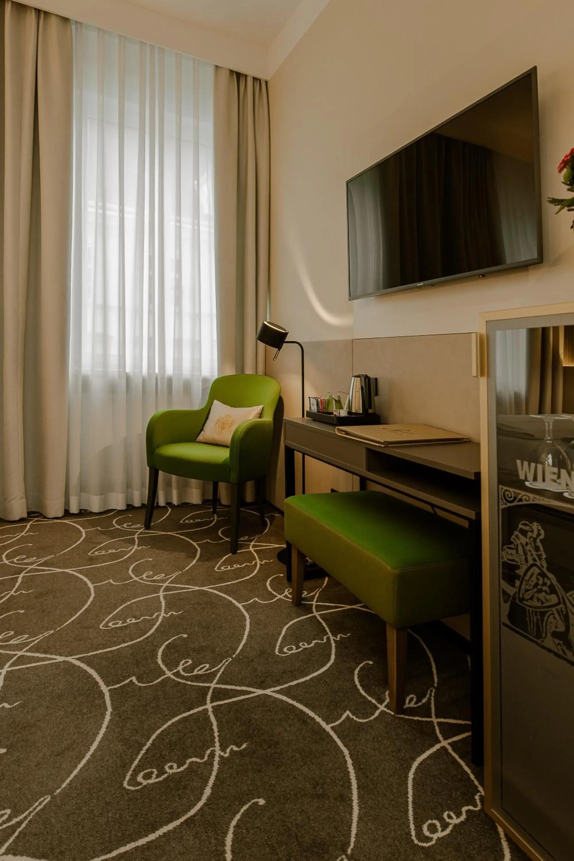 Decorative detail in Hotel Erzherzog Rainer