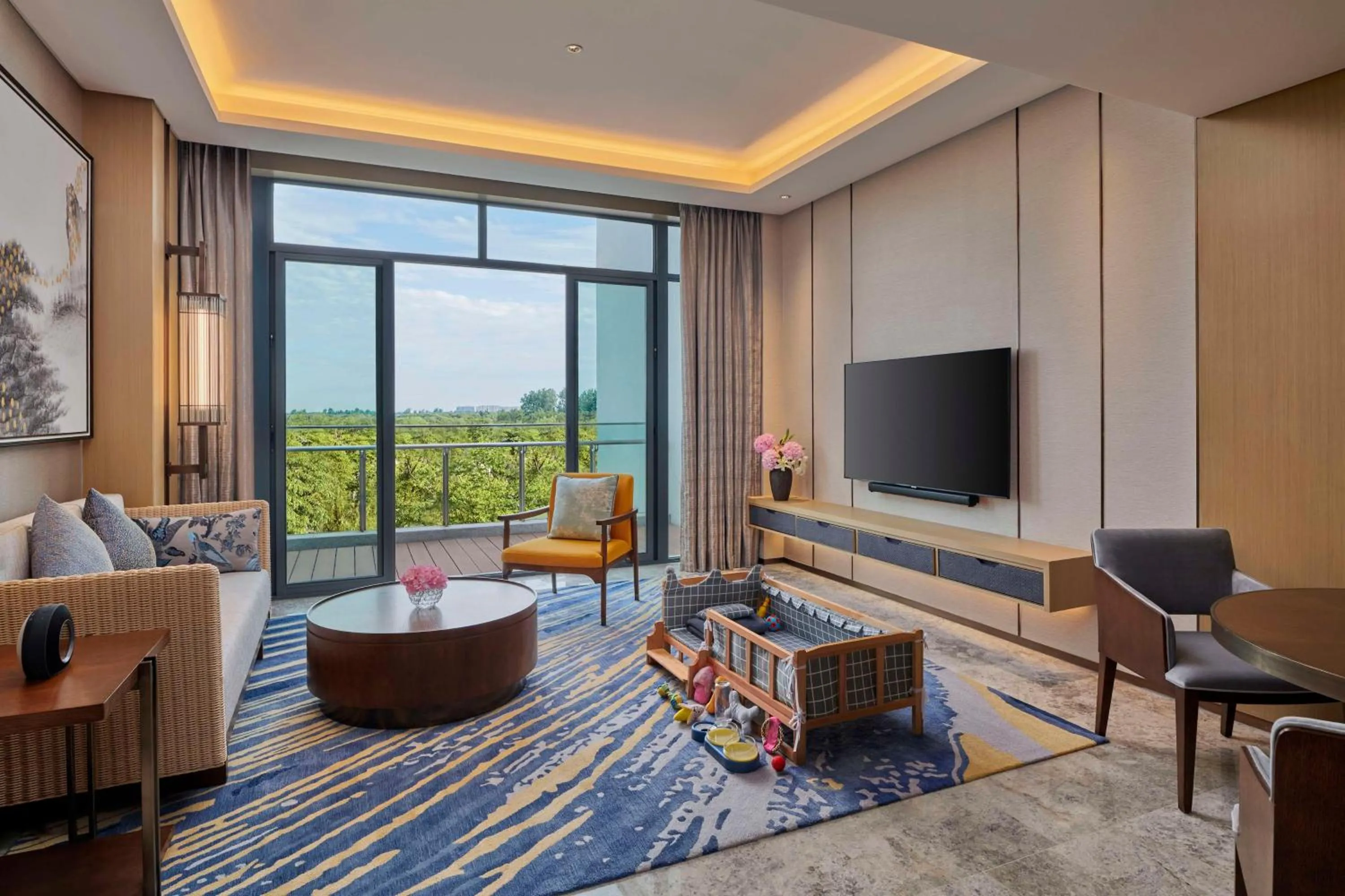 Living room in Hilton Shanghai Fengxian