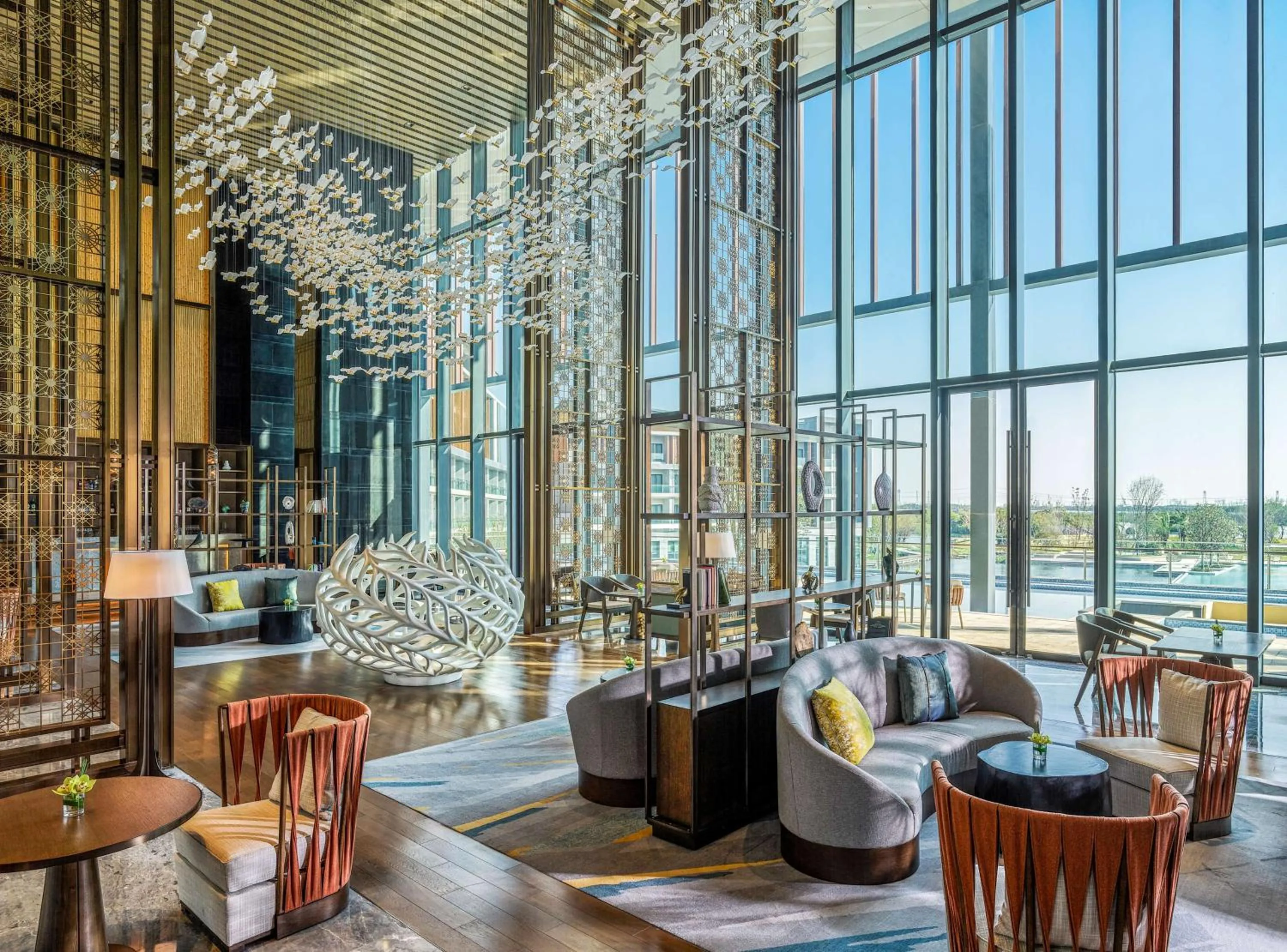 Lobby or reception in Hilton Shanghai Fengxian