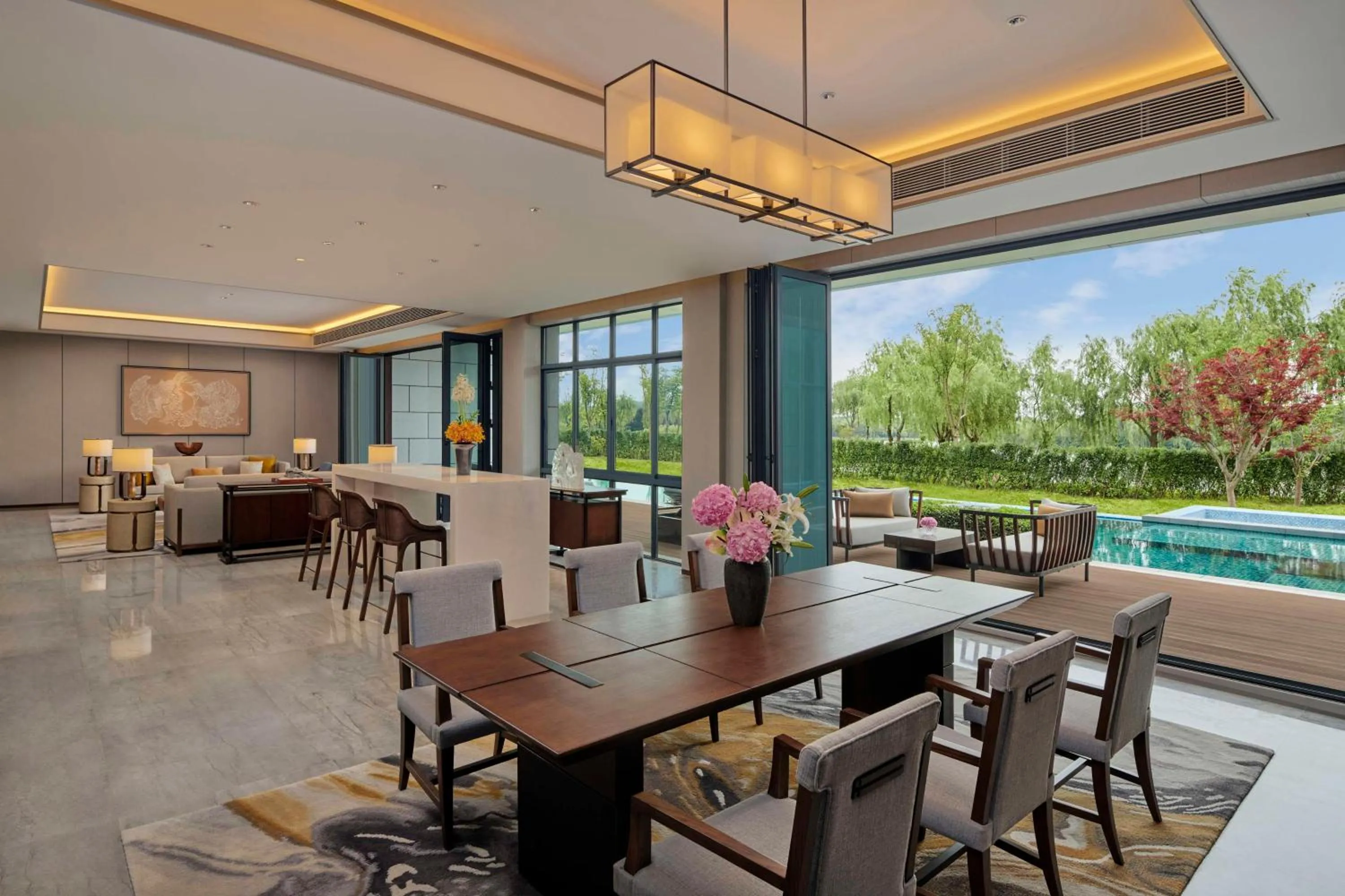 Living room in Hilton Shanghai Fengxian