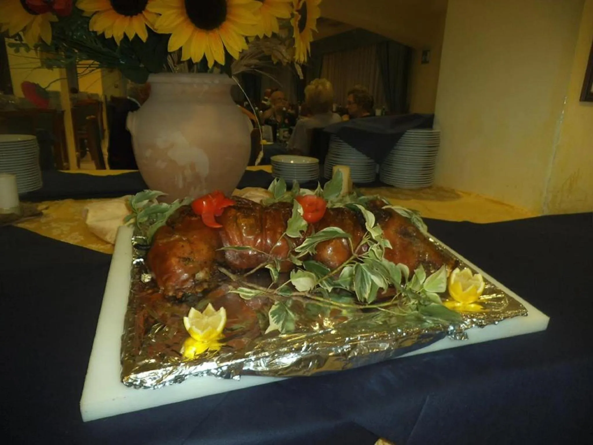 Food close-up in Hotel President